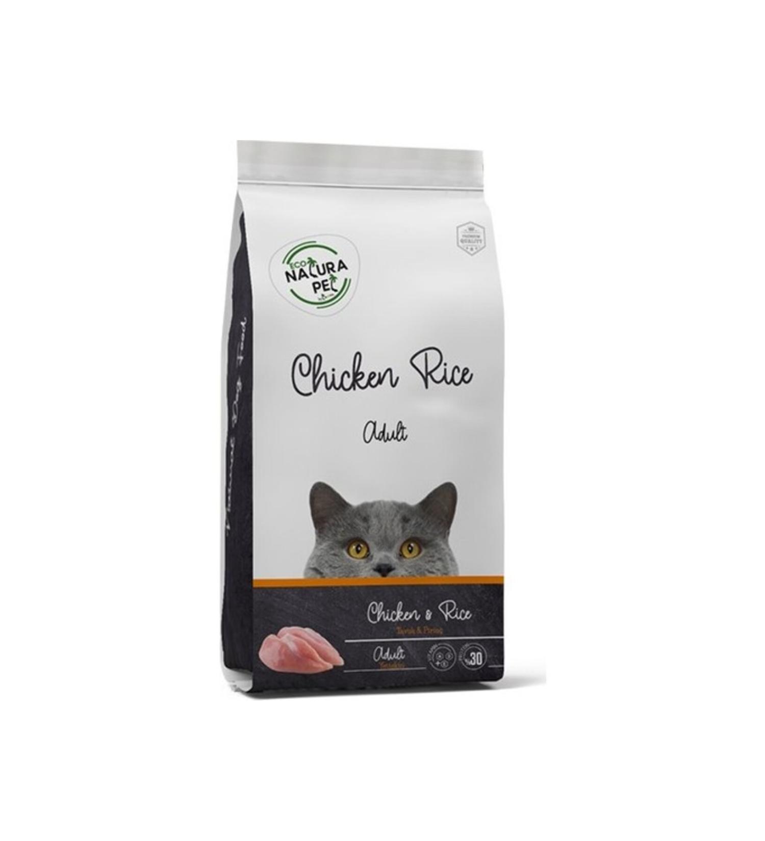 Natura Eco Pet Chicken & Rice Adult Cat Food 1.5 Kg