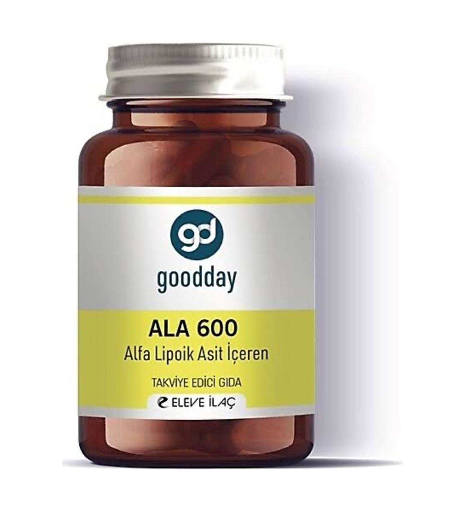 goodday Ala 600 Alpha Lipoic Acid 60 Capsules
