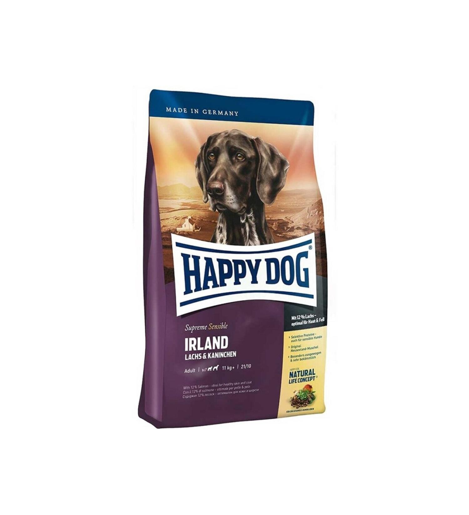 Happy Dog Ireland Salmon and Rabbit Sensitive Adult Dog Dry Food 12.5 Kg