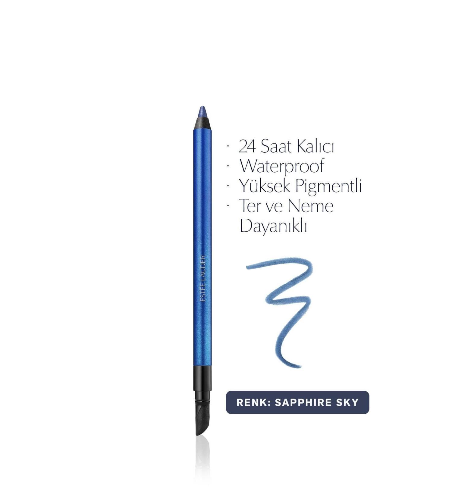 Estee Lauder Eye Pencil - Double Wear 24 Hour Waterproof Gel Eye Pencil -06 Sapphire Sky