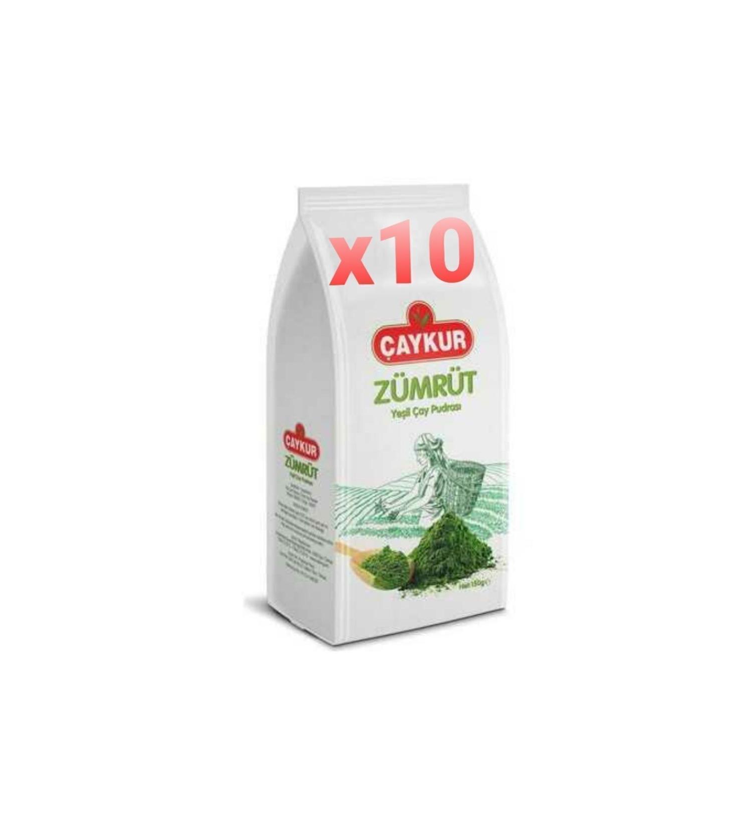 aykur Emerald Matcha Green Tea Powder 150 Gr X 10 Pieces