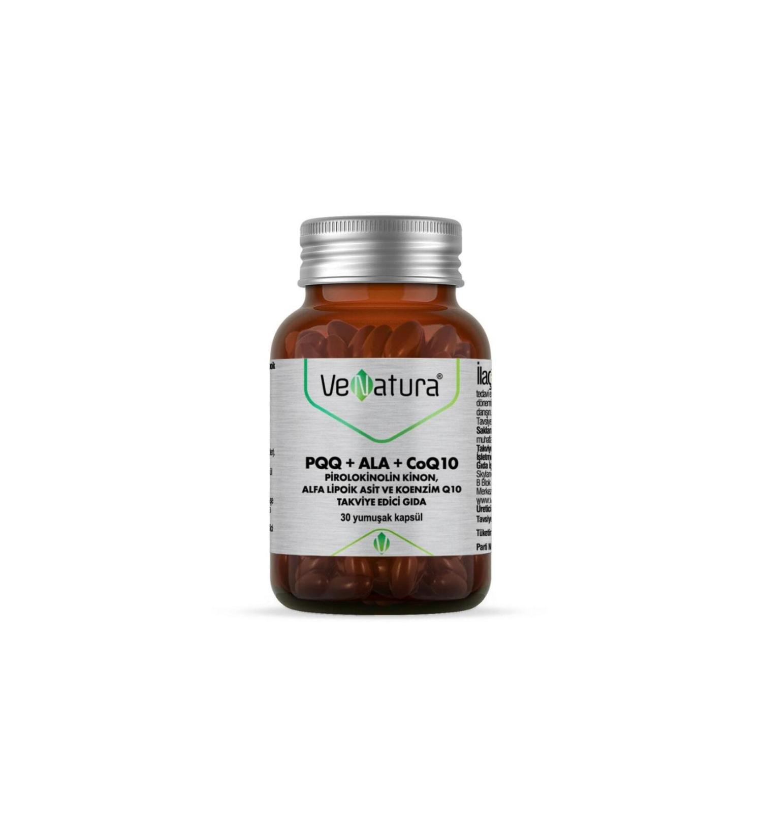 Venatura Pqq Ala Coq10 30 Soft Capsules