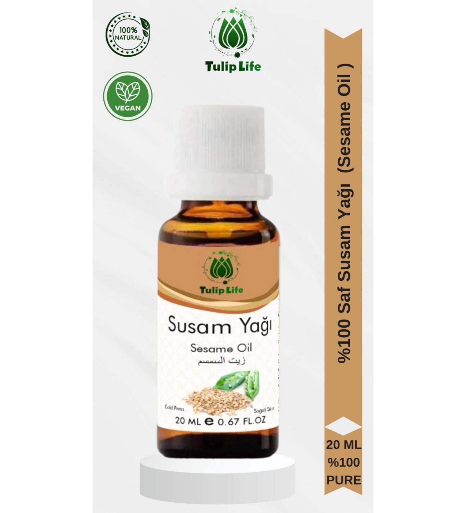 Tuliplife 100% Pure and Natural Sesame Oil (Sesame Oil) 20 ML