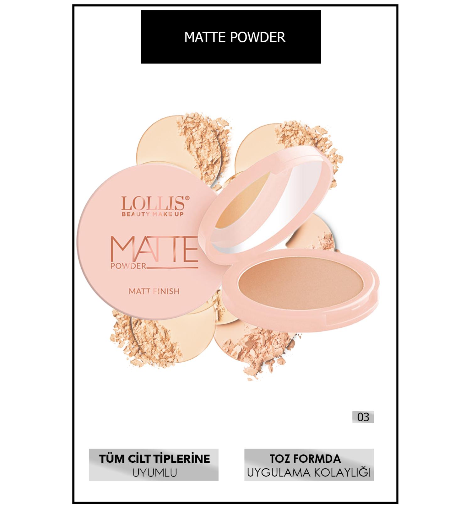 Lollis Matte Powder 03 /matte Powder 03 - Buy Online on GoSupps.com