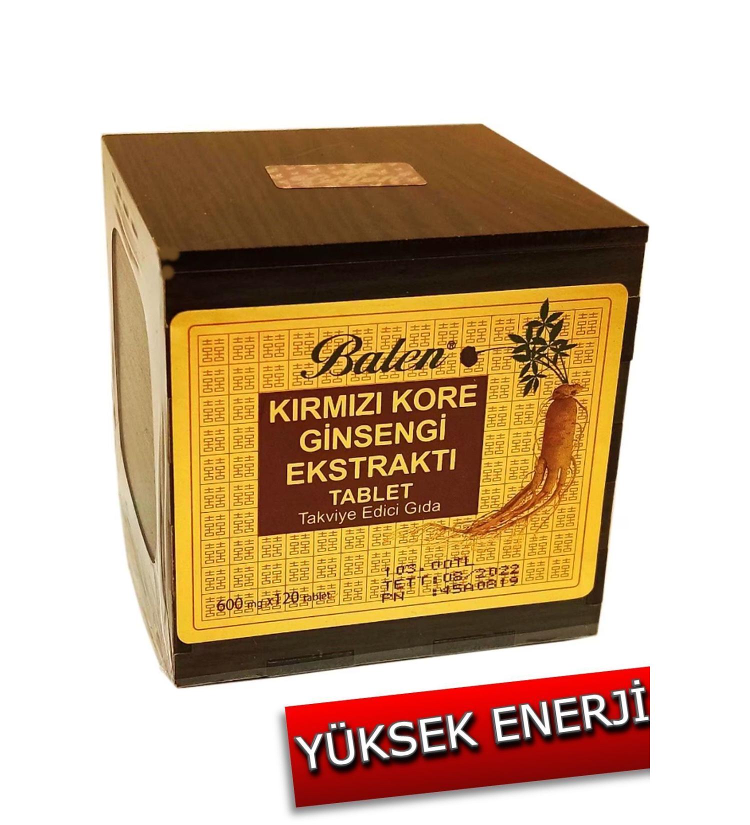 Balen Red Korean Ginseng Extract 120 Tablets