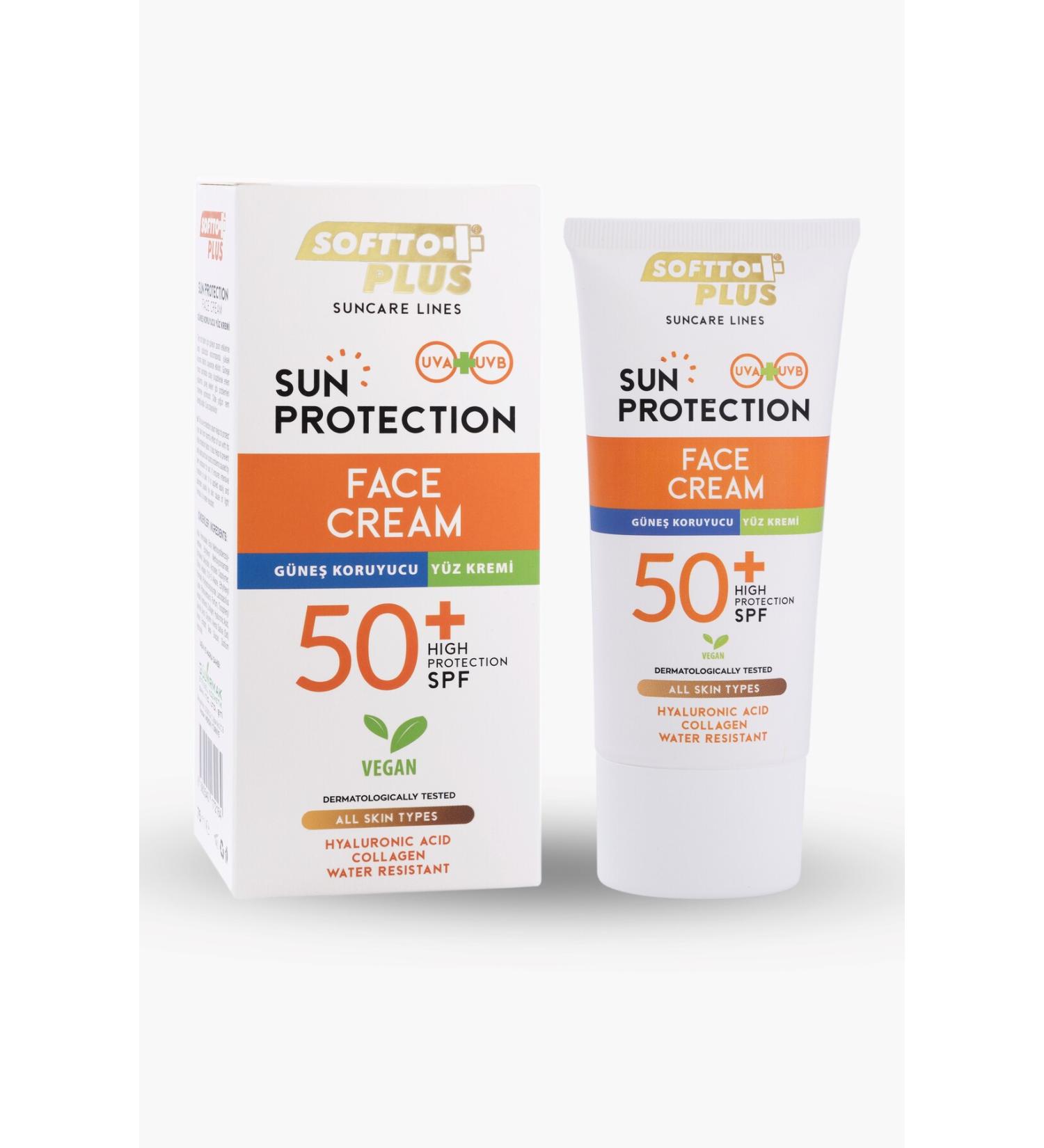 Softto Plus Sunscreen Face Cream 50 Spf 75 ml