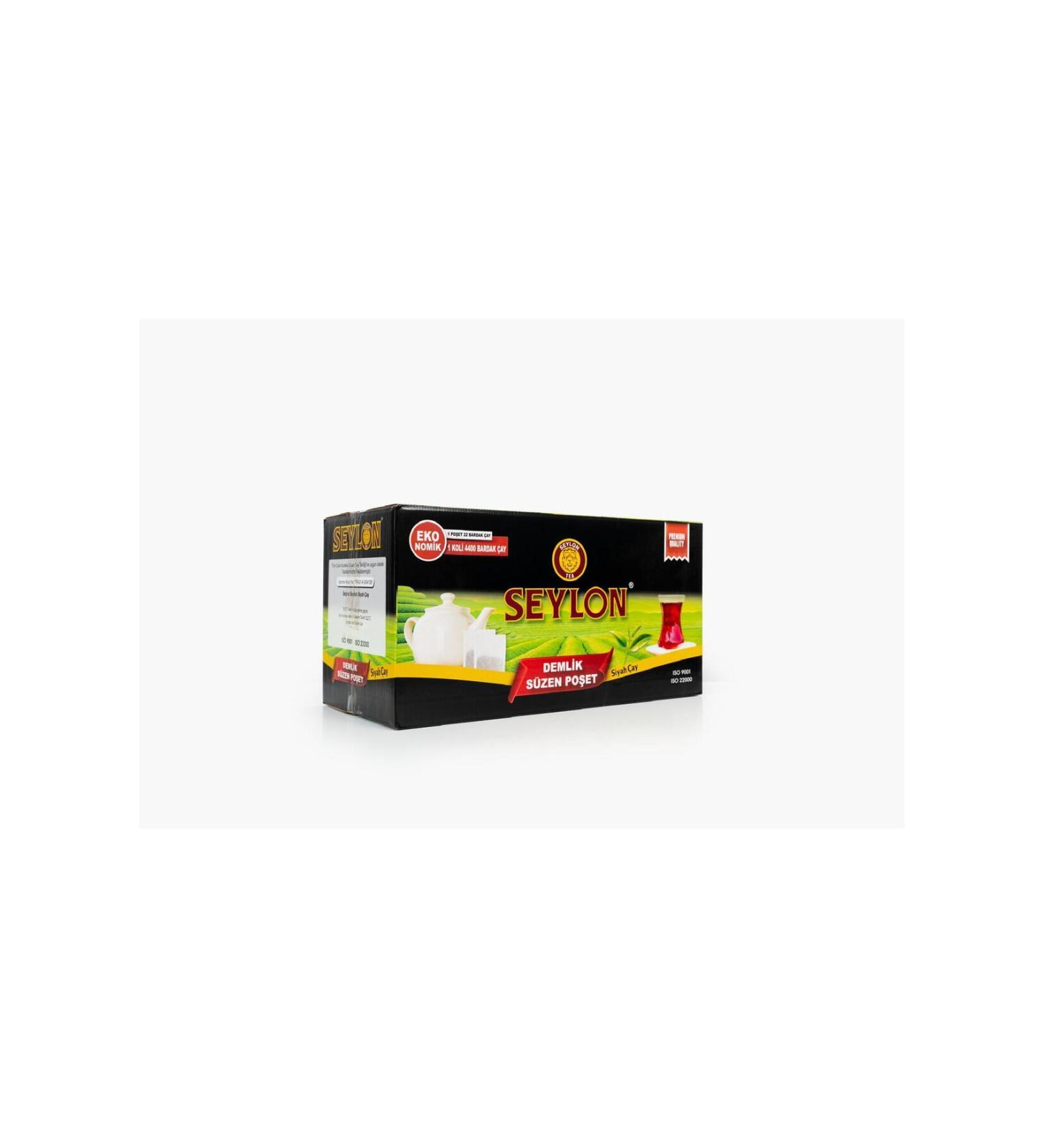 Ceylon Tea 3 Kg Ceylon Teapot Filter Bag 1 Box 100 Pieces Eastern Black Sea 30 GR Teapot Bag Edt Type