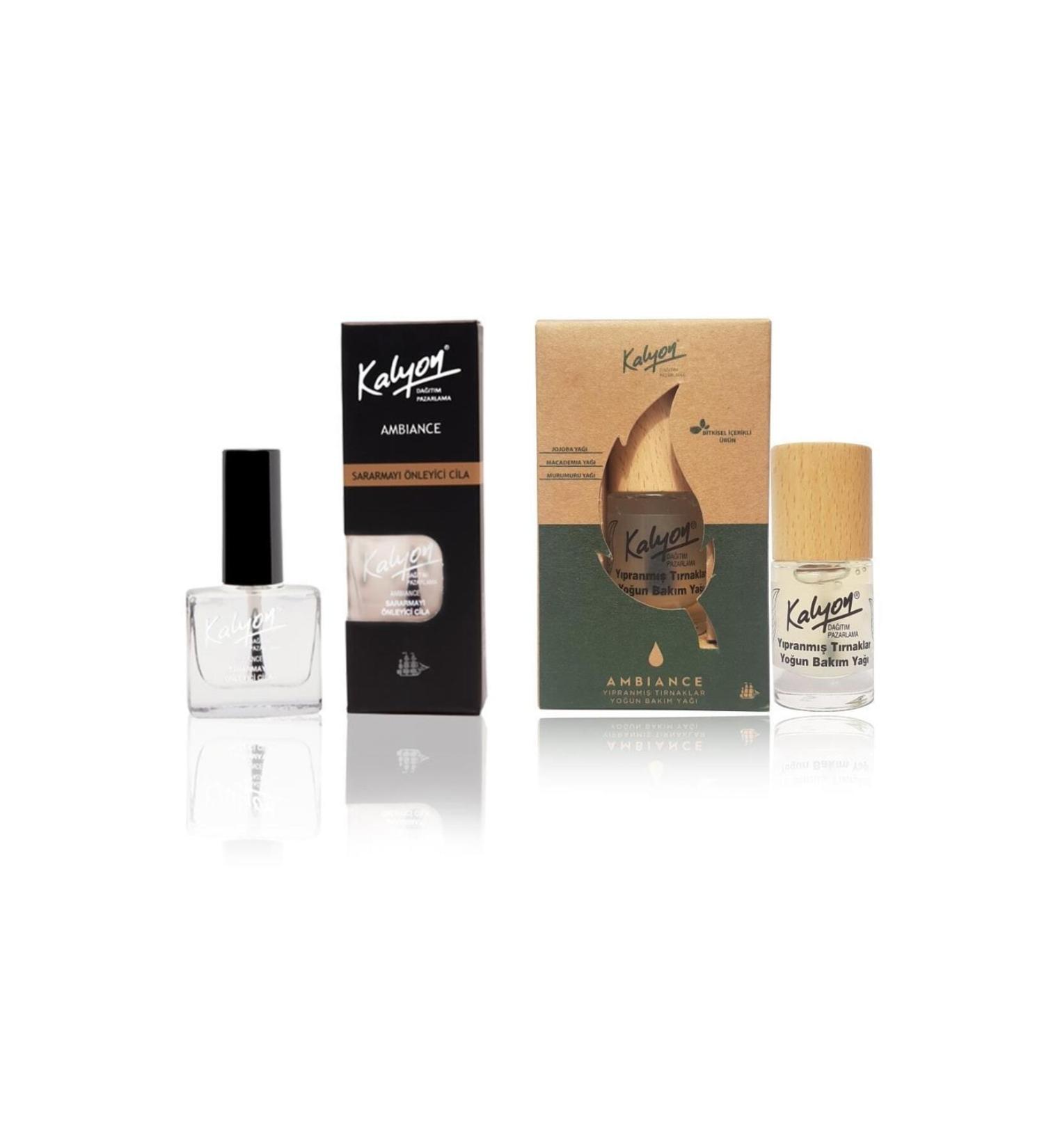 Kalyon Anti-Yellowing + Herbal Damaged Nails Intensive Care Oil 11 Ml