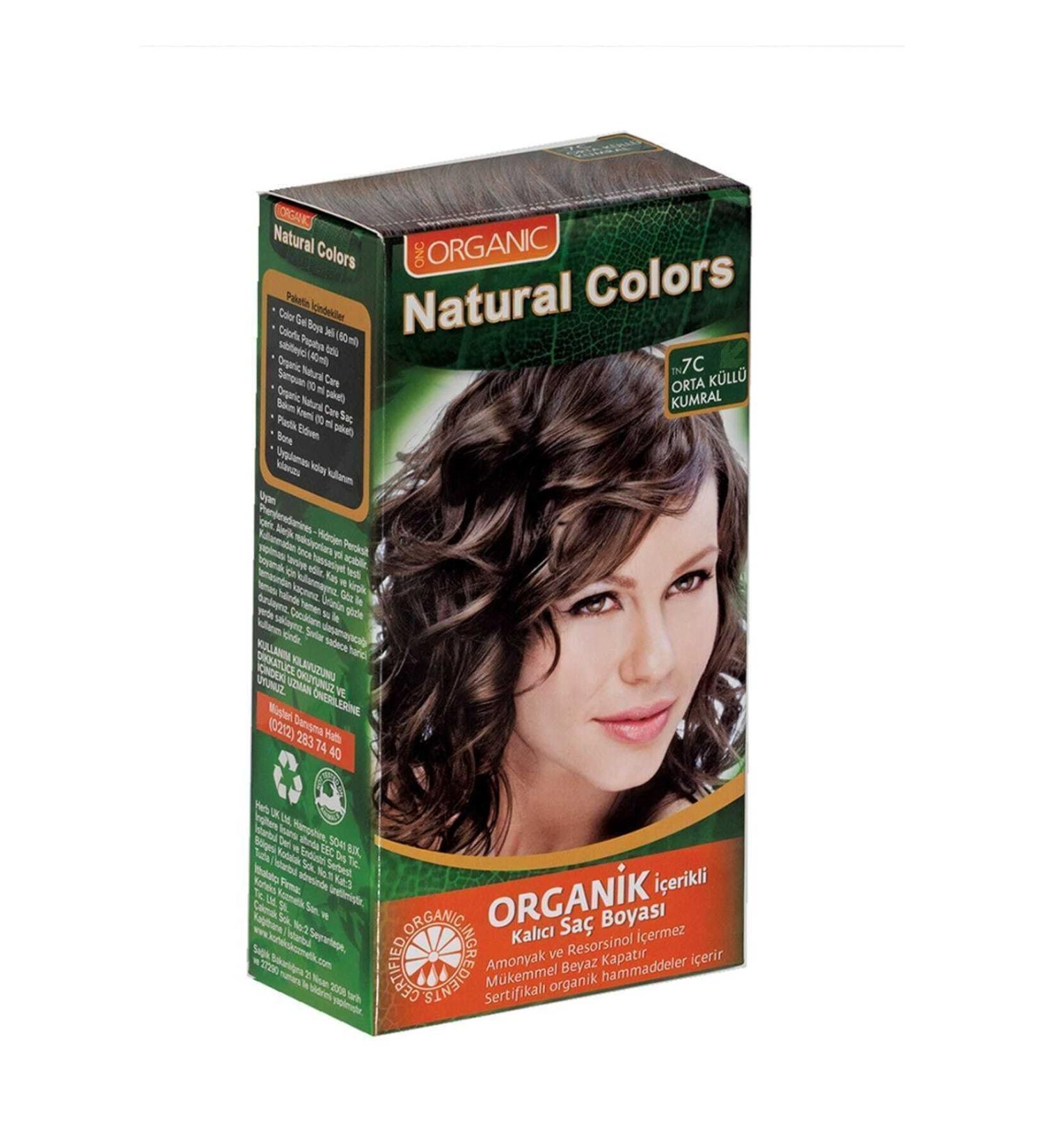 Organic Natural Colors Natural Colors 7c Medium Ash Blonde Organic Hair Dye - Buy Online on GoSupps.com