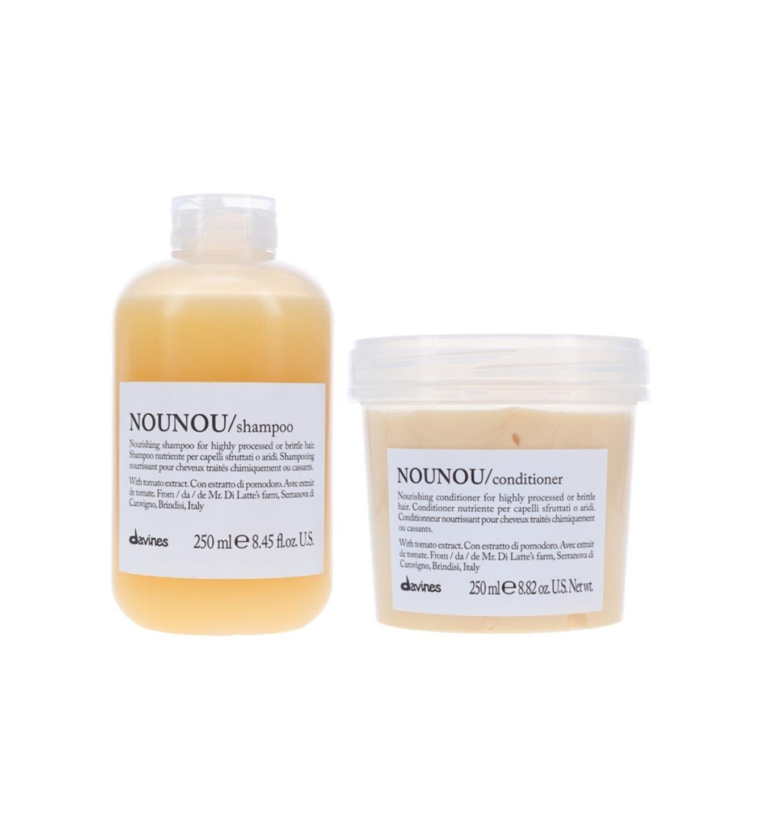 Davines ForBeautyNesli **-*-DAVINES Nounou Shampoo-Nourishing Duo Set for PROCESSED HAIR FBN.50