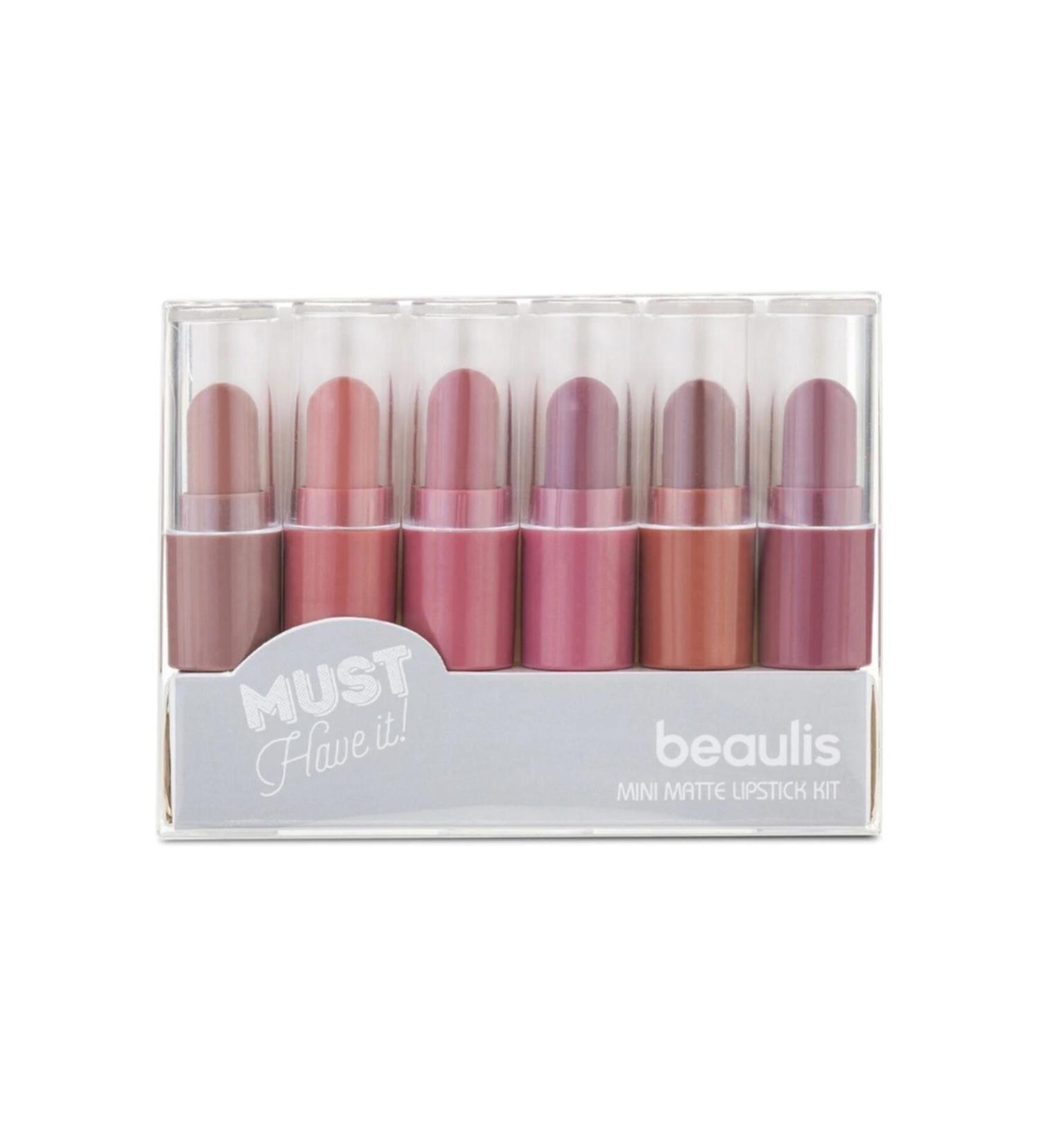 beaulis Mini Matte Lipstick Must Have Set 225 Essential