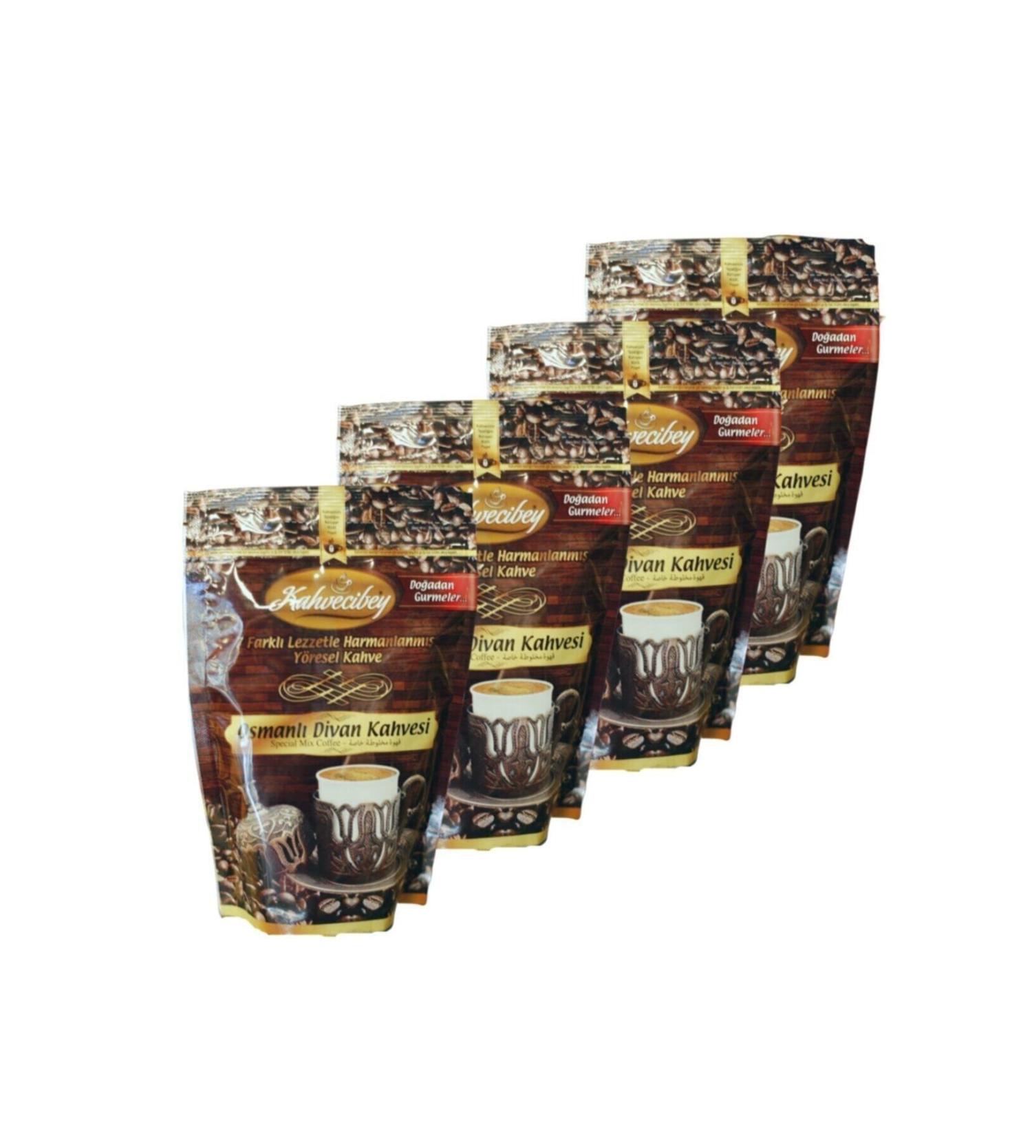Kahvecibey Ottoman Dibek Coffee 4 Pieces 200 gr