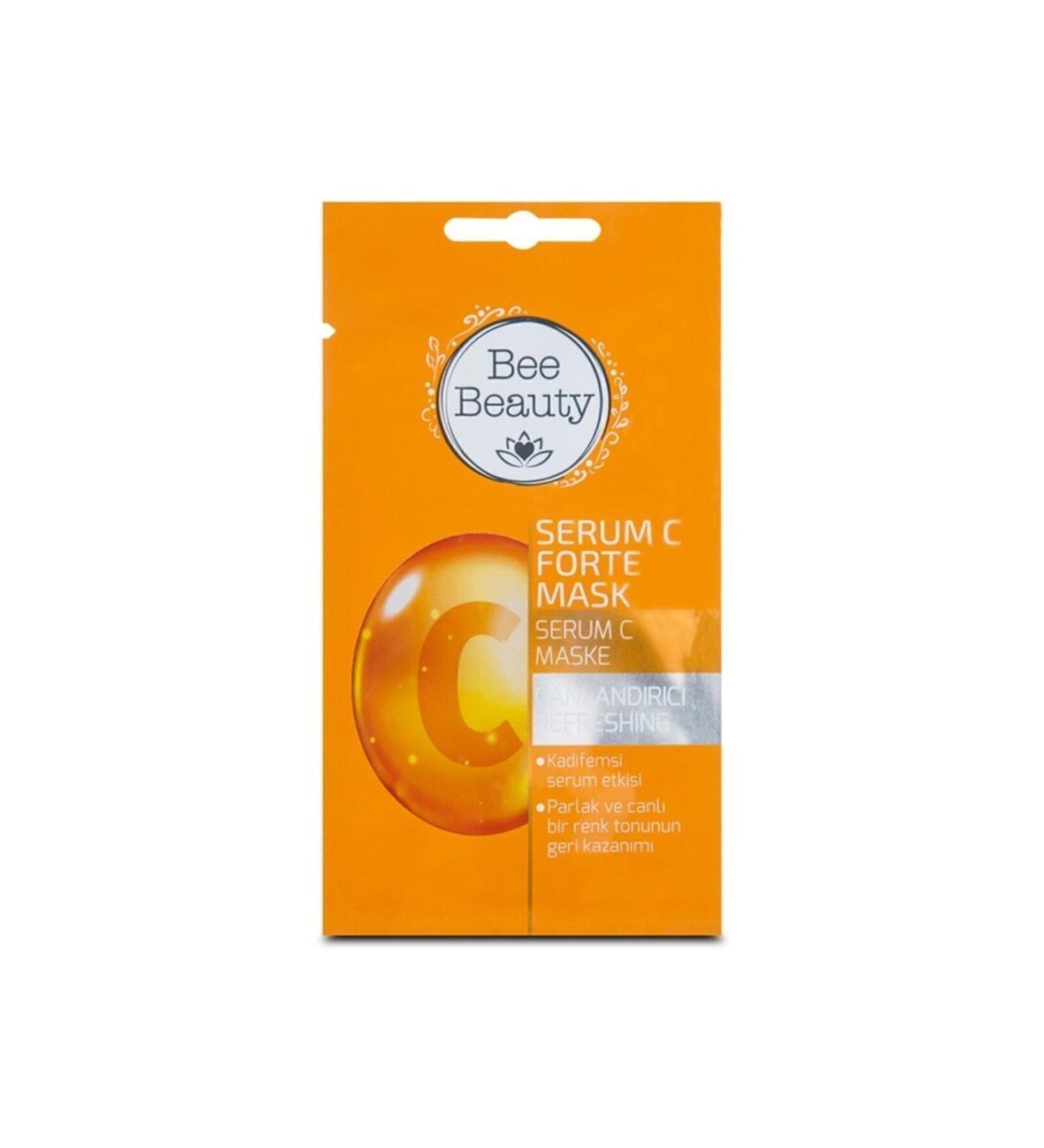 Bee Beauty Serum C Mask 8 ml C Citamin Brightening Mask Disposable