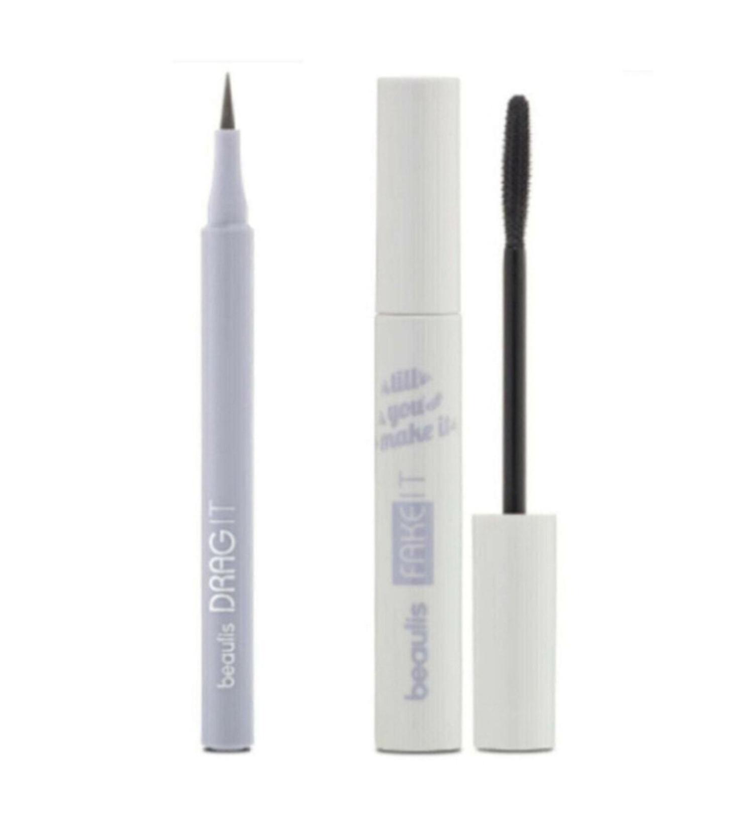 beaulis Drag It Inkpen Felt Tip Eyeliner + Fake It Mascara