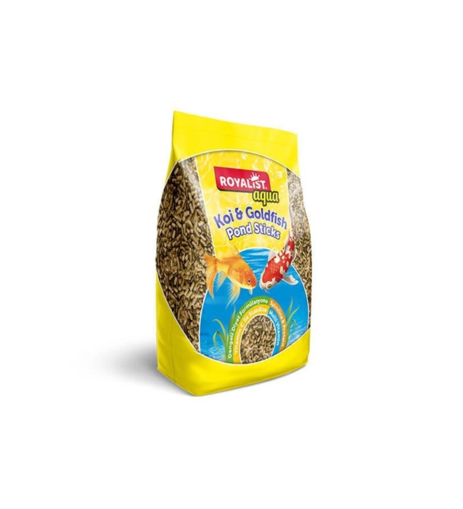 Royalist Aqua Pond Sticks Koi and Goldfish Food 1 Kg