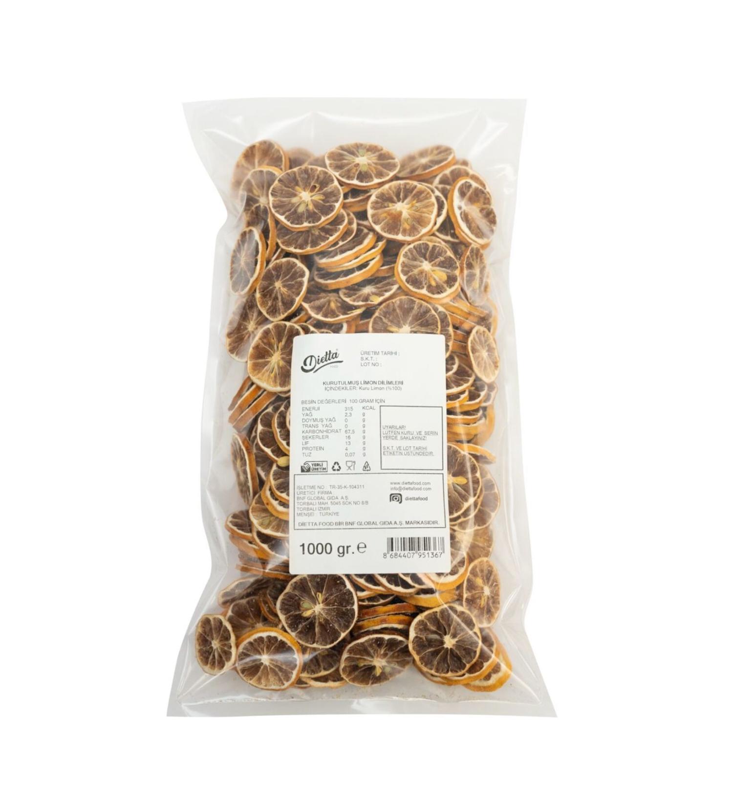D ETTA FOOD DRIED LEMON SLICES 1 KG