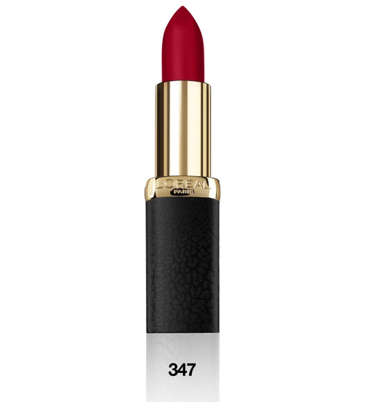 L'Oreal Paris L'or al Paris Color Riche Matte Addiction Lipstick 347 Haute Rouge - Red - Buy Online on GoSupps.com