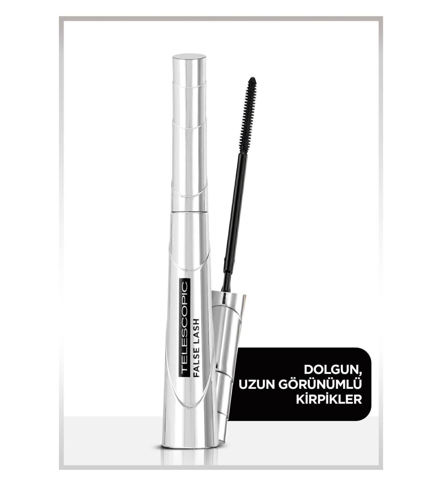 L'Oreal Paris Paris False Lash Telescopic Fiber Black Mascara - Buy Online on GoSupps.com