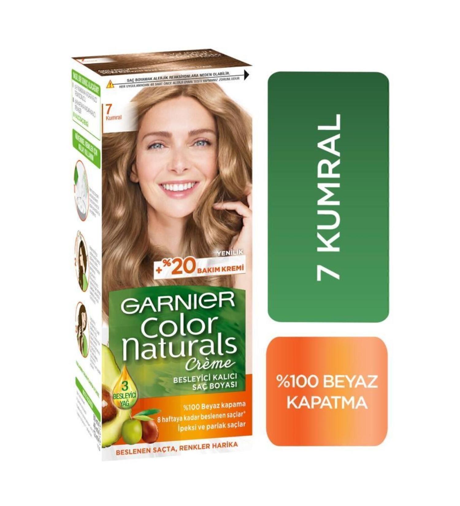 Garnier Color Naturals Hair Dye 7 Blonde - Buy Online on GoSupps.com