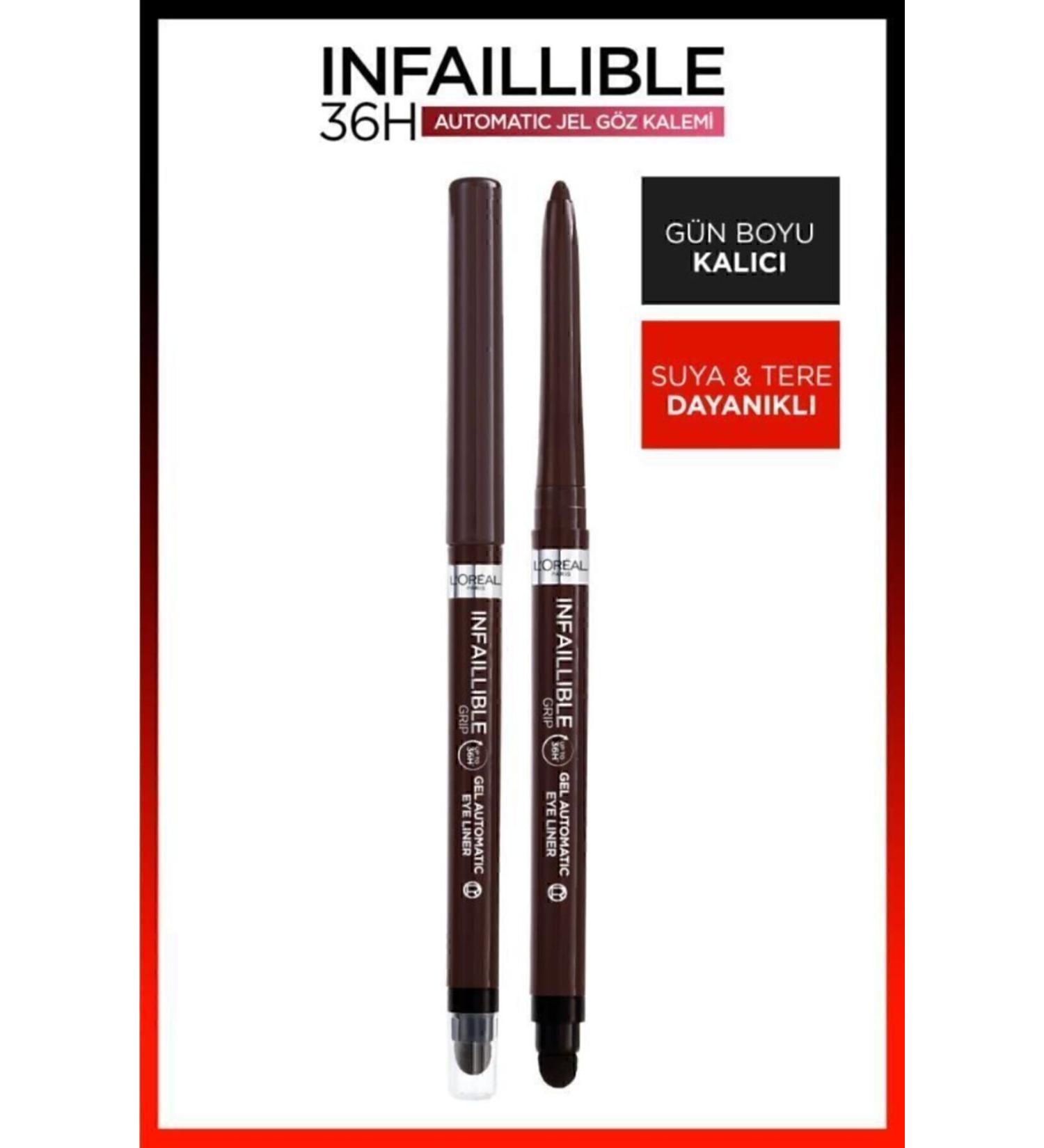 L'Oreal Paris Infaillible Automatic Gel Eyeliner - Brown - Buy Online on GoSupps.com