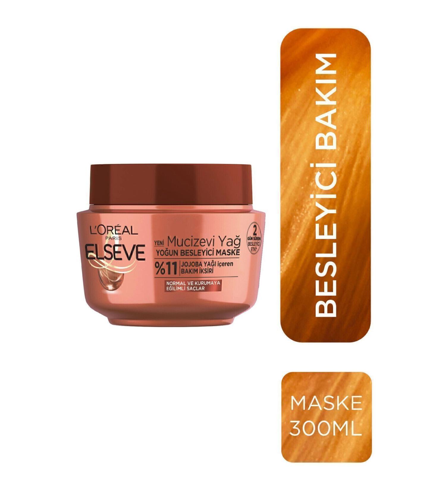 Elseve L'or al Paris Miraculous Oil Nourishing Mask 300 ml - Buy Online on GoSupps.com