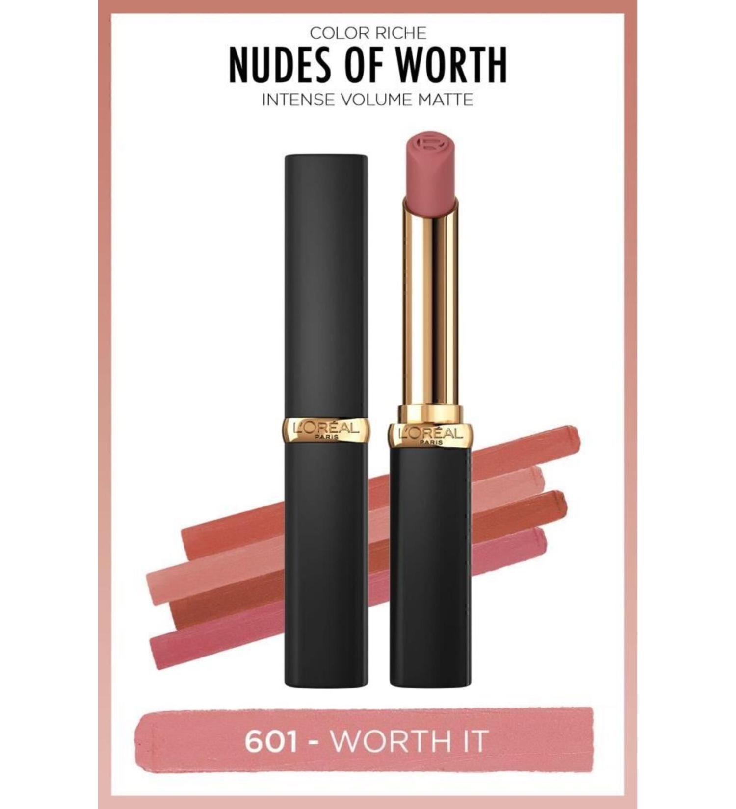 L'Oreal Paris Loreal Paris Color Riche Intense Volume Matte Lipstick - 601 Nude - Buy Online on GoSupps.com