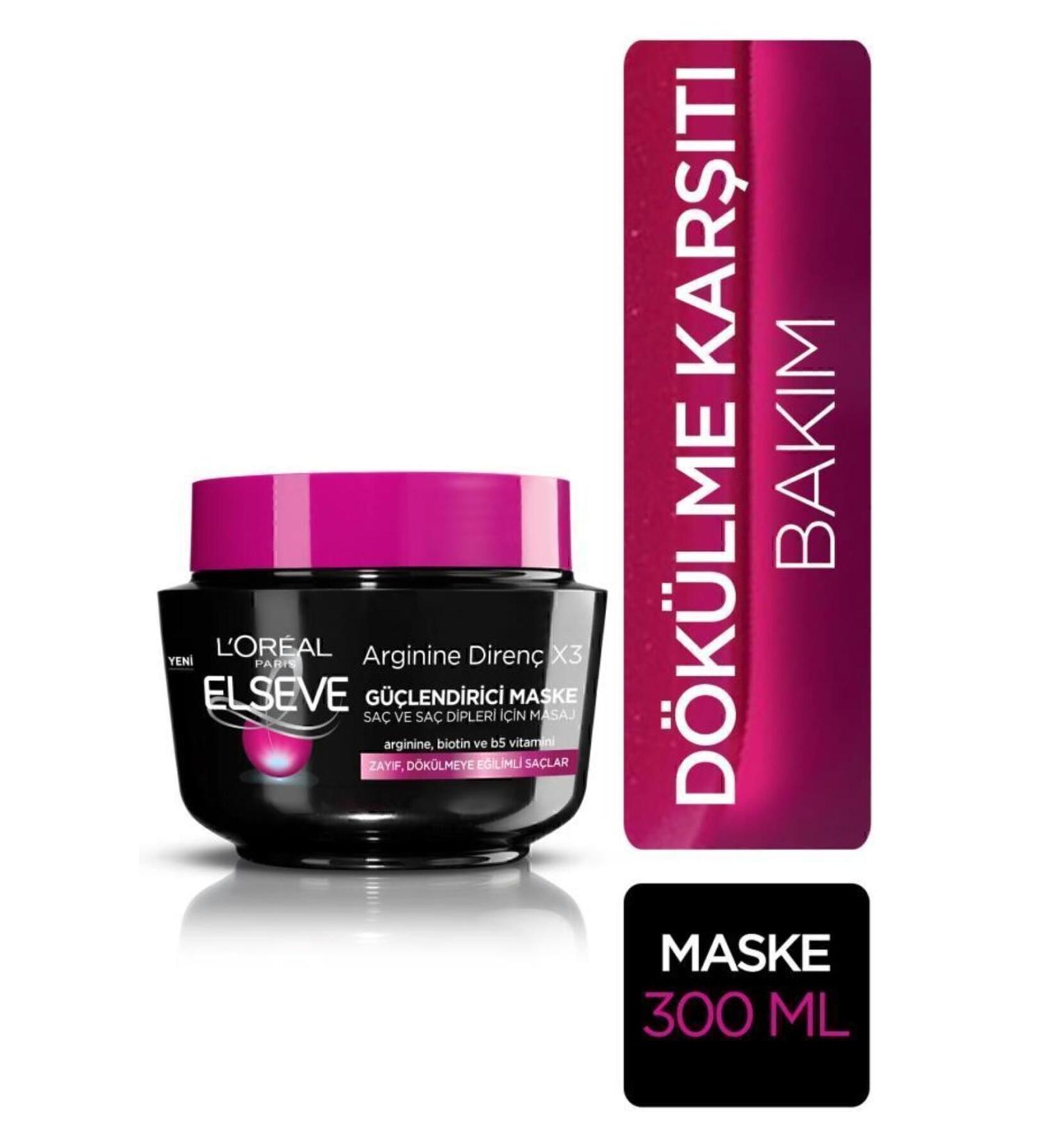 Elseve L'or al Paris Arginine Resistance X3 Anti-Hairfall Mask 300 ml - Buy Online on GoSupps.com