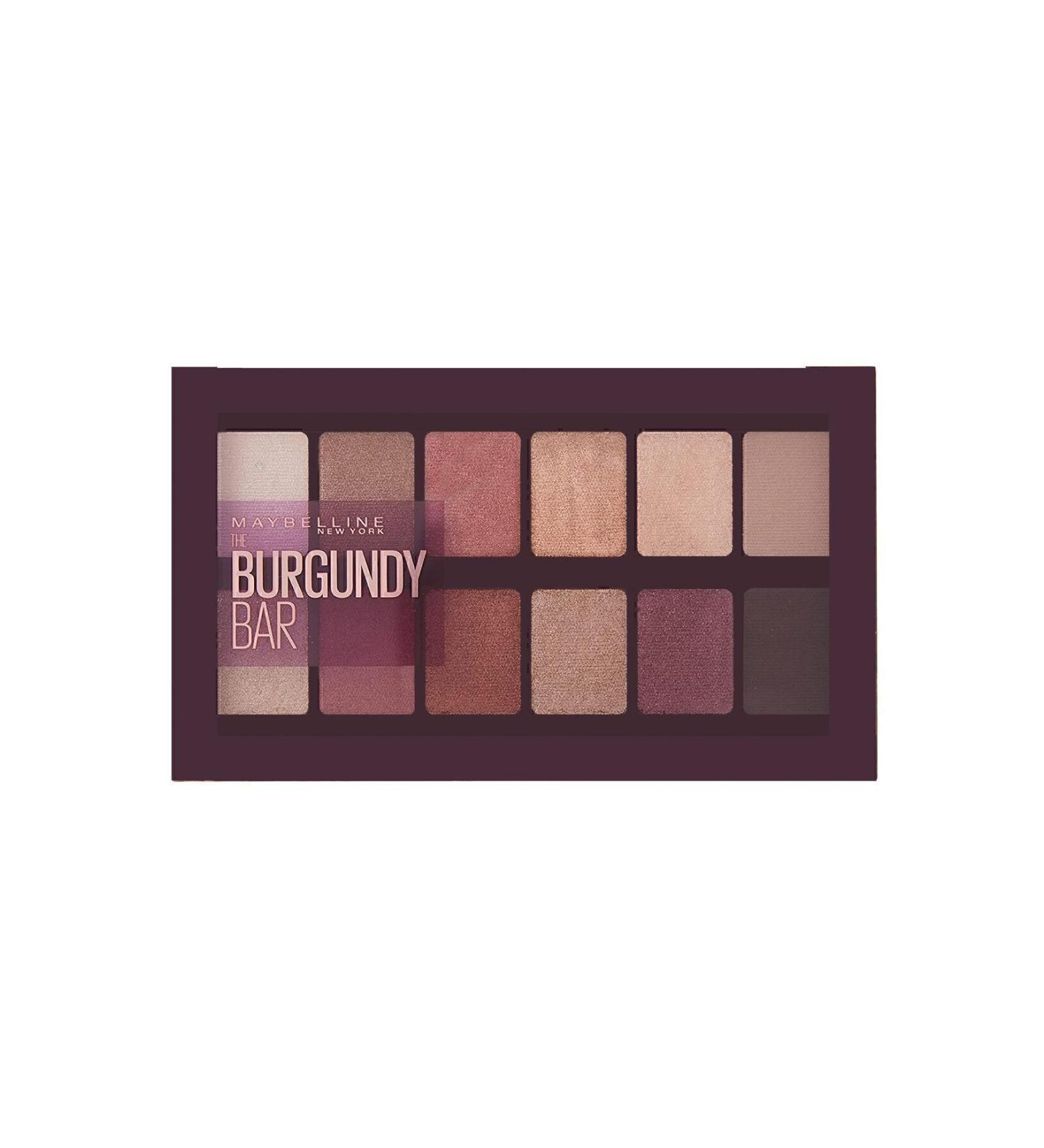 Maybelline New York Eyeshadow Palette - The Burgundy Eye Shadow Palette - Matte and Shimmer - Buy Online on GoSupps.com