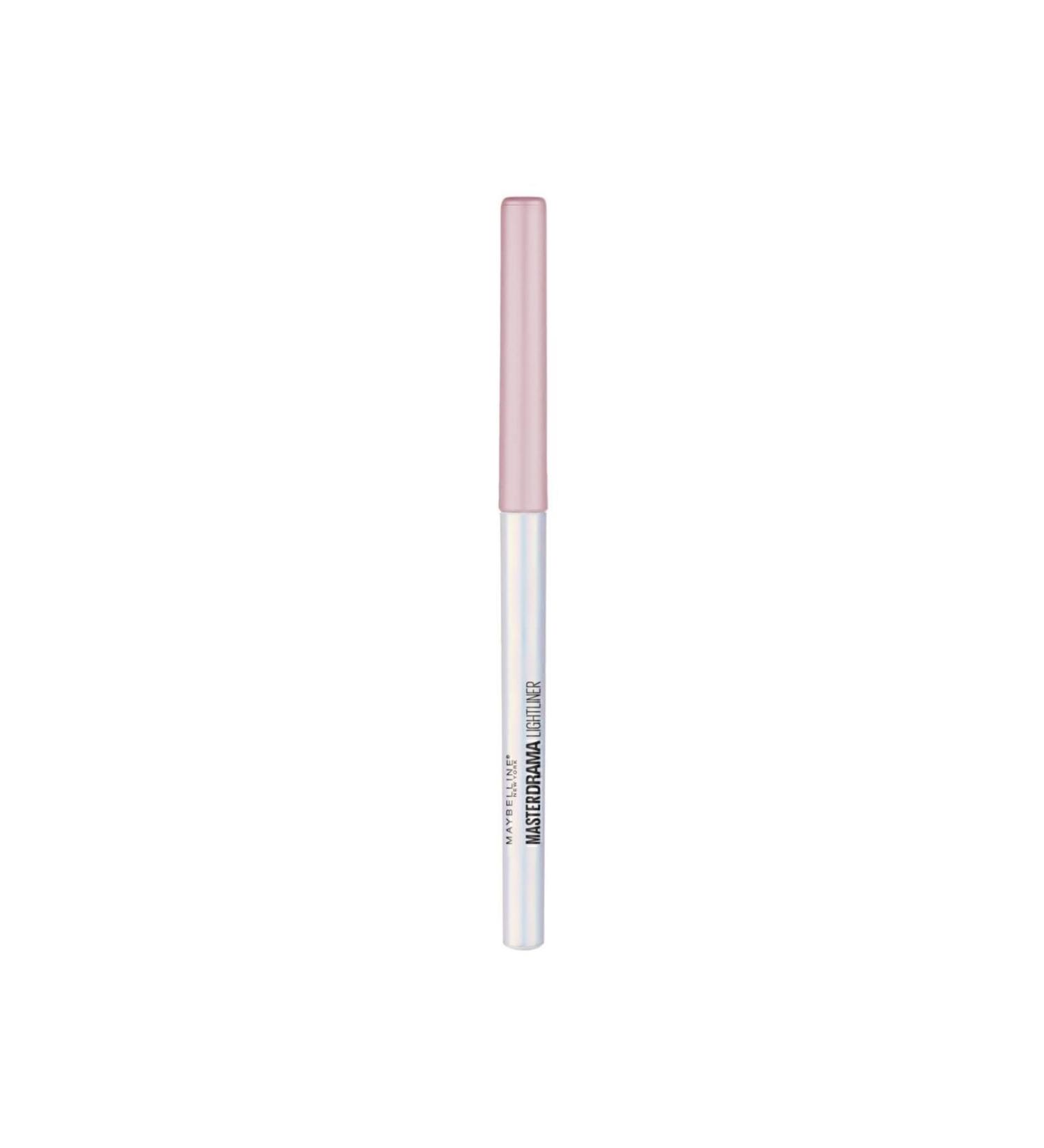 Maybelline New York Master Drama Lightliner Eye Pencil - 25 Glimmerlight Pink - Metallic Light Pink - Buy Online on GoSupps.com