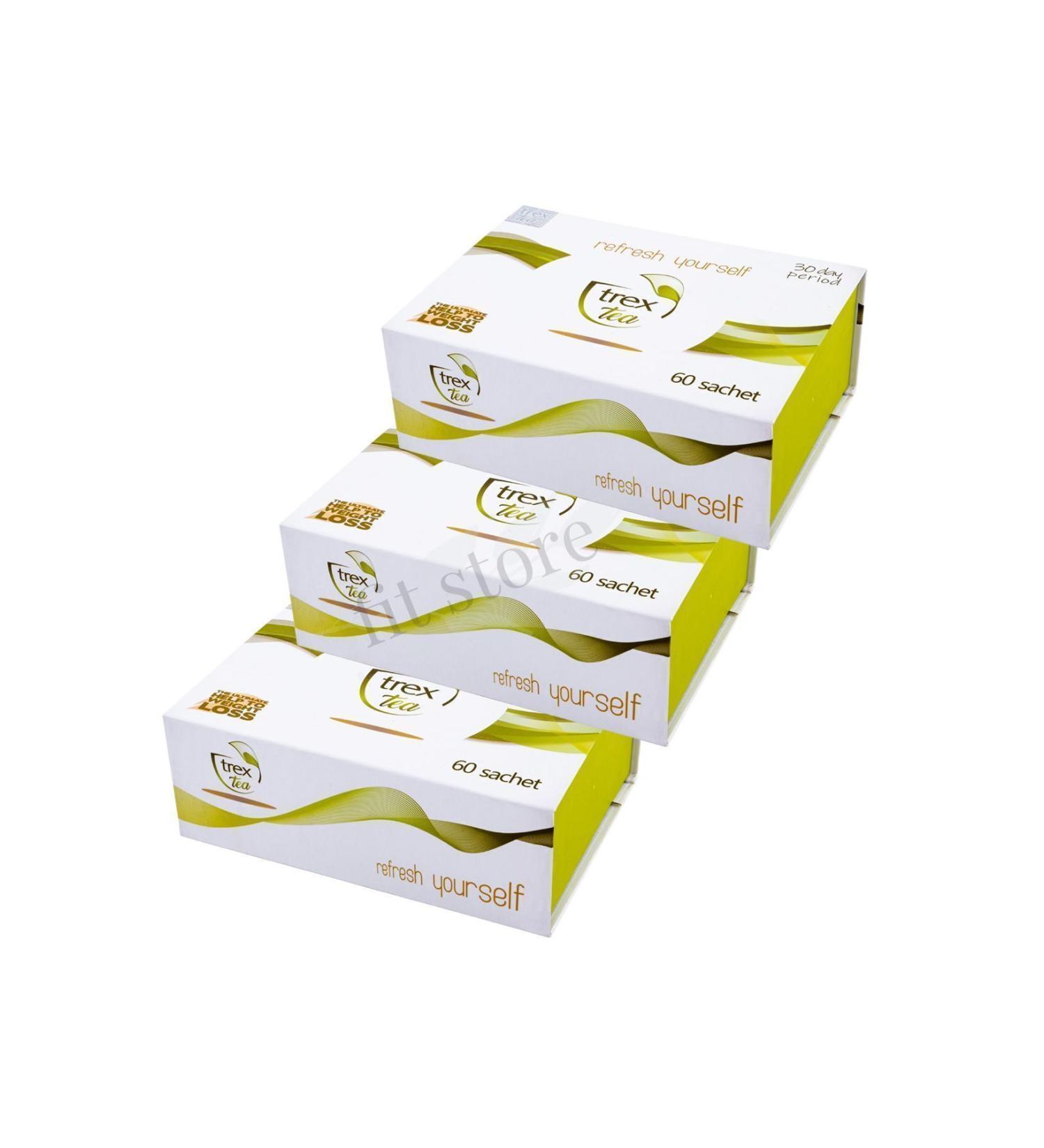 Trex Tea Slimming Supporting Raspberry Flavored Detox Form Tea 3 Months - Buy Online on GoSupps.com