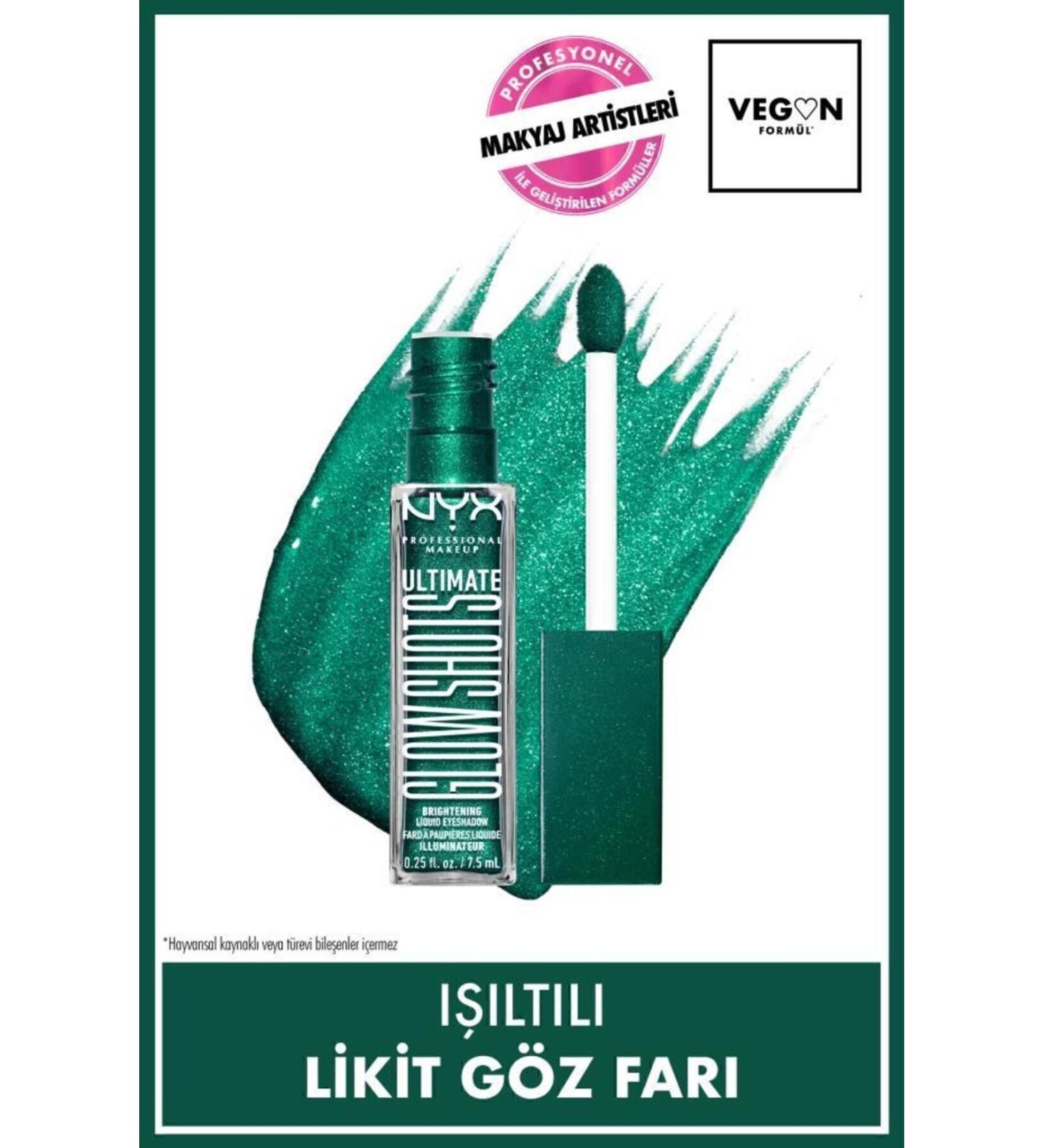 NYX Professional Makeup Ultimate Glow Shots Shimmering Liquid Eyeshadow - 22 Watermelon Wealth - Buy Online on GoSupps.com