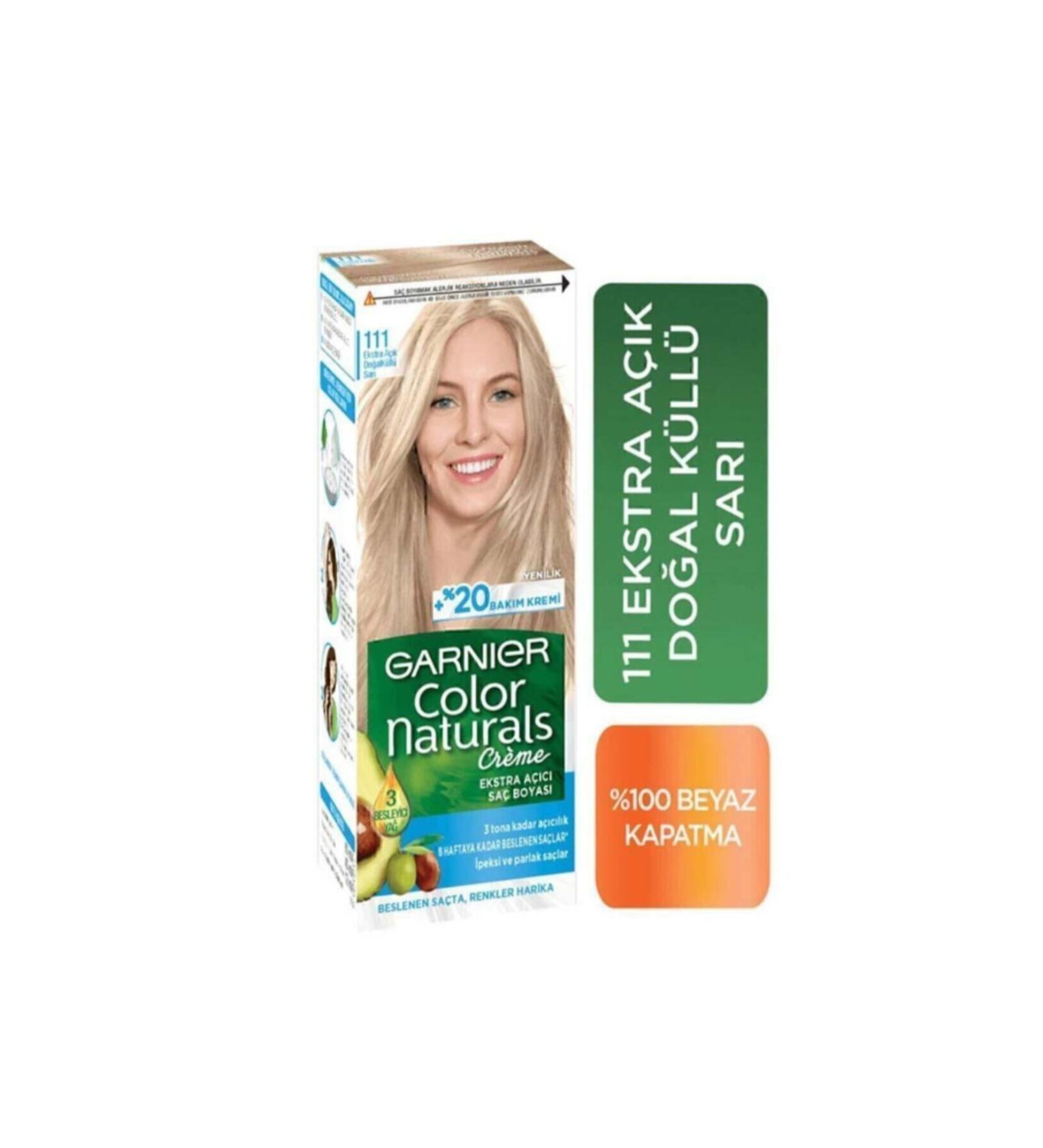 Garnier Color Naturals Dye 111 Extra Light Natural Ash Blonde