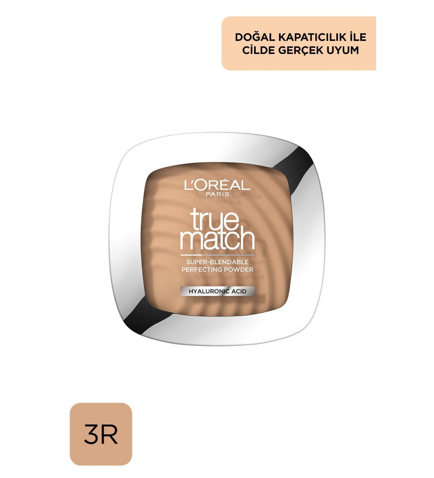 L'Oreal Paris True Match Powder 3.R/3.C Rose Beige - Buy Online on GoSupps.com
