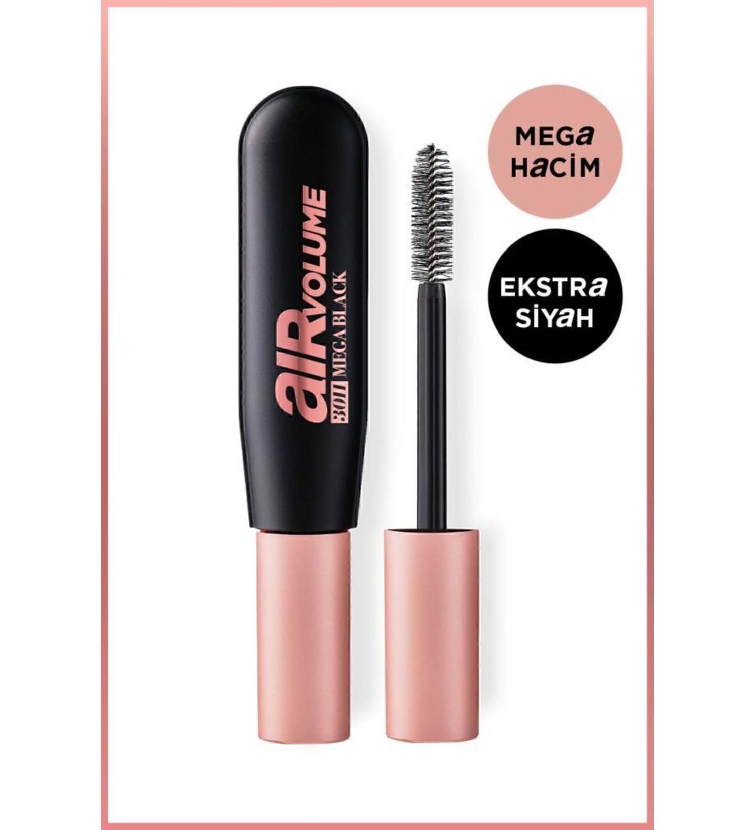 L'Oreal Paris Air Mega Black Mascara Lasts Up to 30 Hours Extra Black & Infaillable Automatic Gel Eyeliner - Buy Online on GoSupps.com