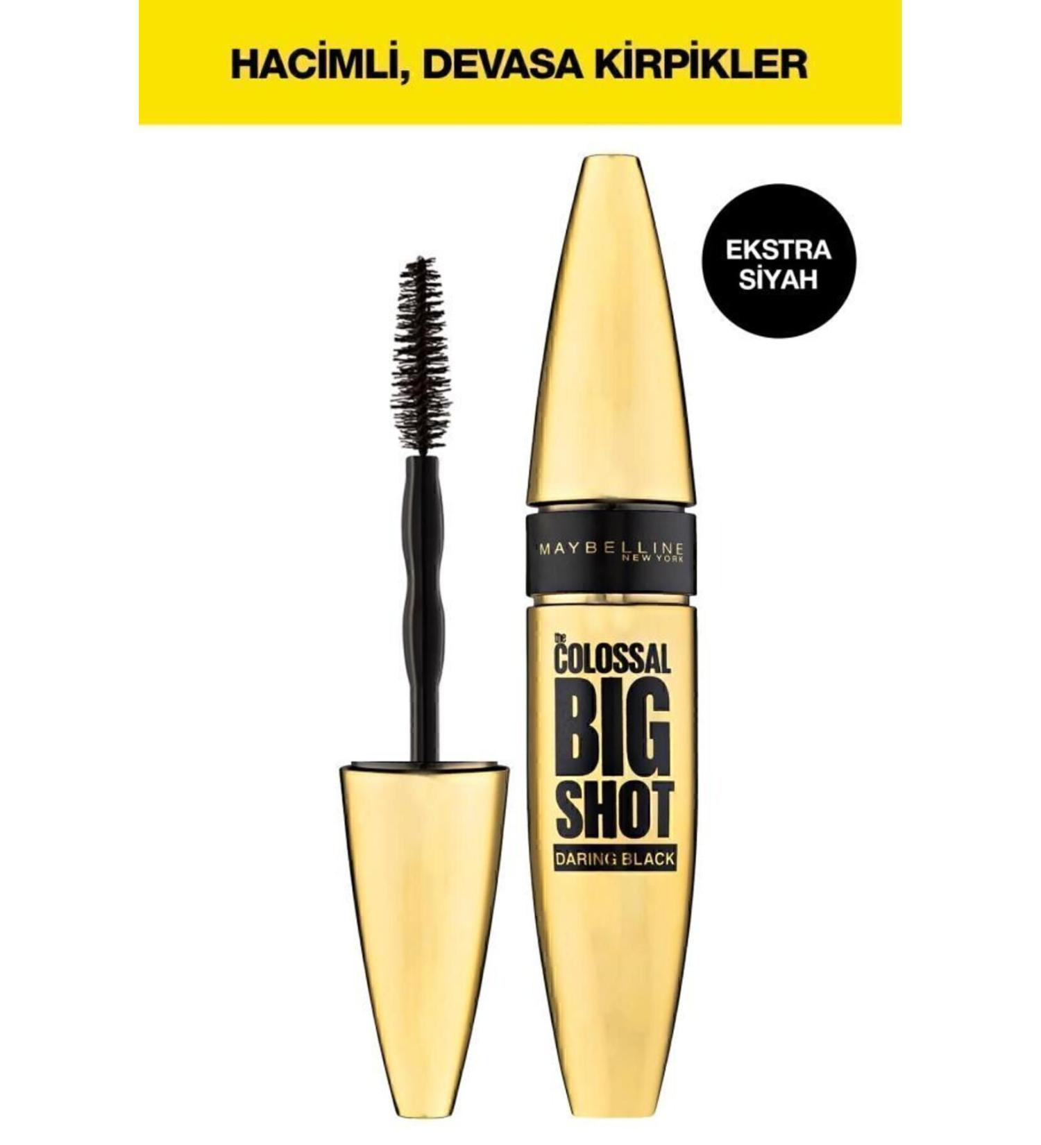 Maybelline New York The Colossal Big Shot Daring Black Mascara - Extra Black - Buy Online on GoSupps.com