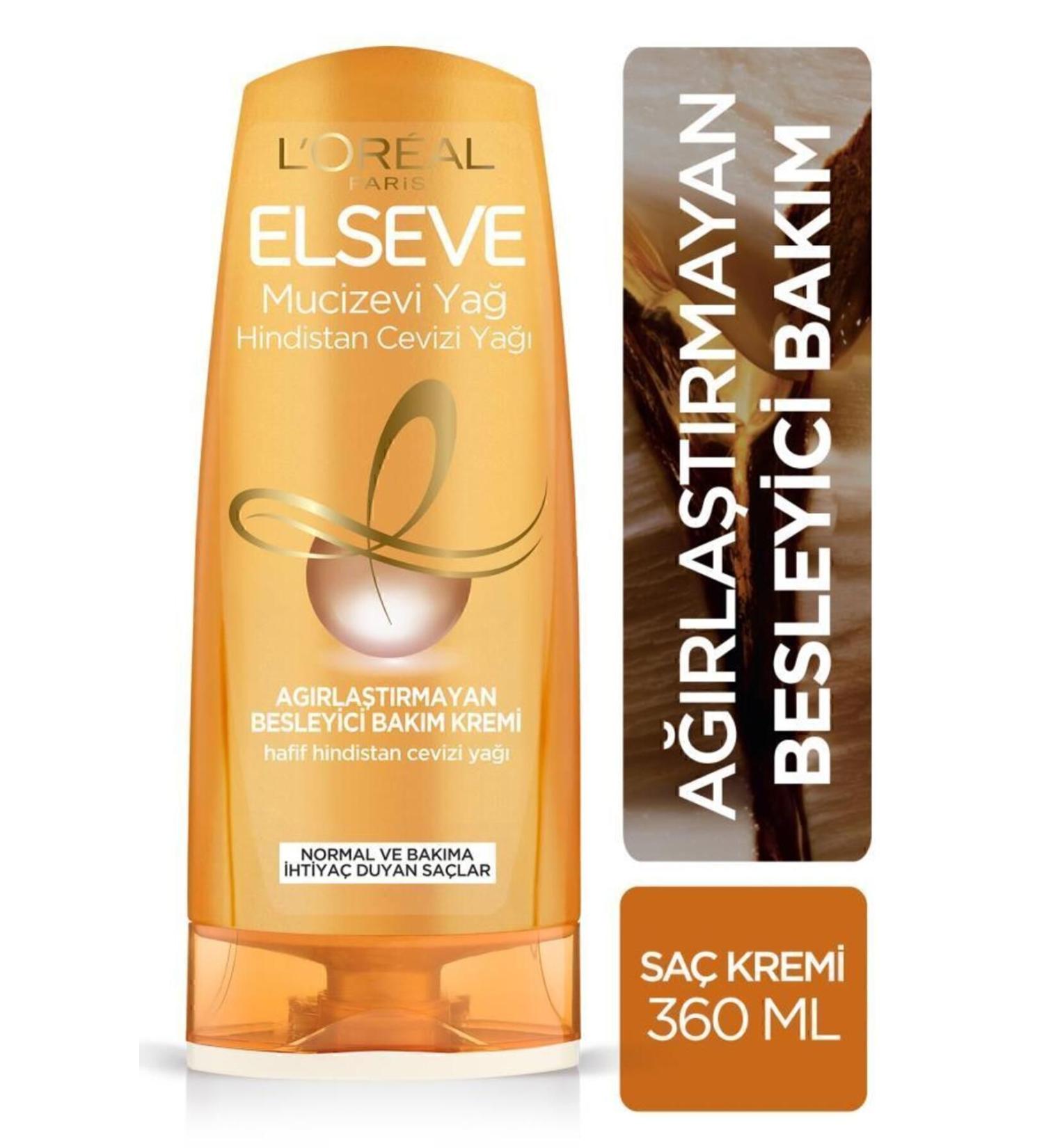 Elseve L'or al Paris Miraculous Coconut Oil Nourishing Care Cream 360 ml - Buy Online on GoSupps.com