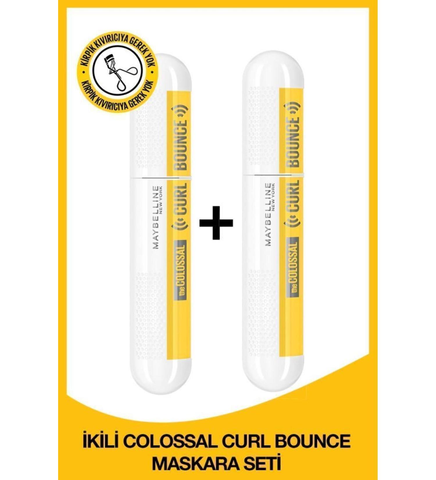 Maybelline New York Colossal Curl Bounce Mascara Set of 2 - Buy Online on GoSupps.com