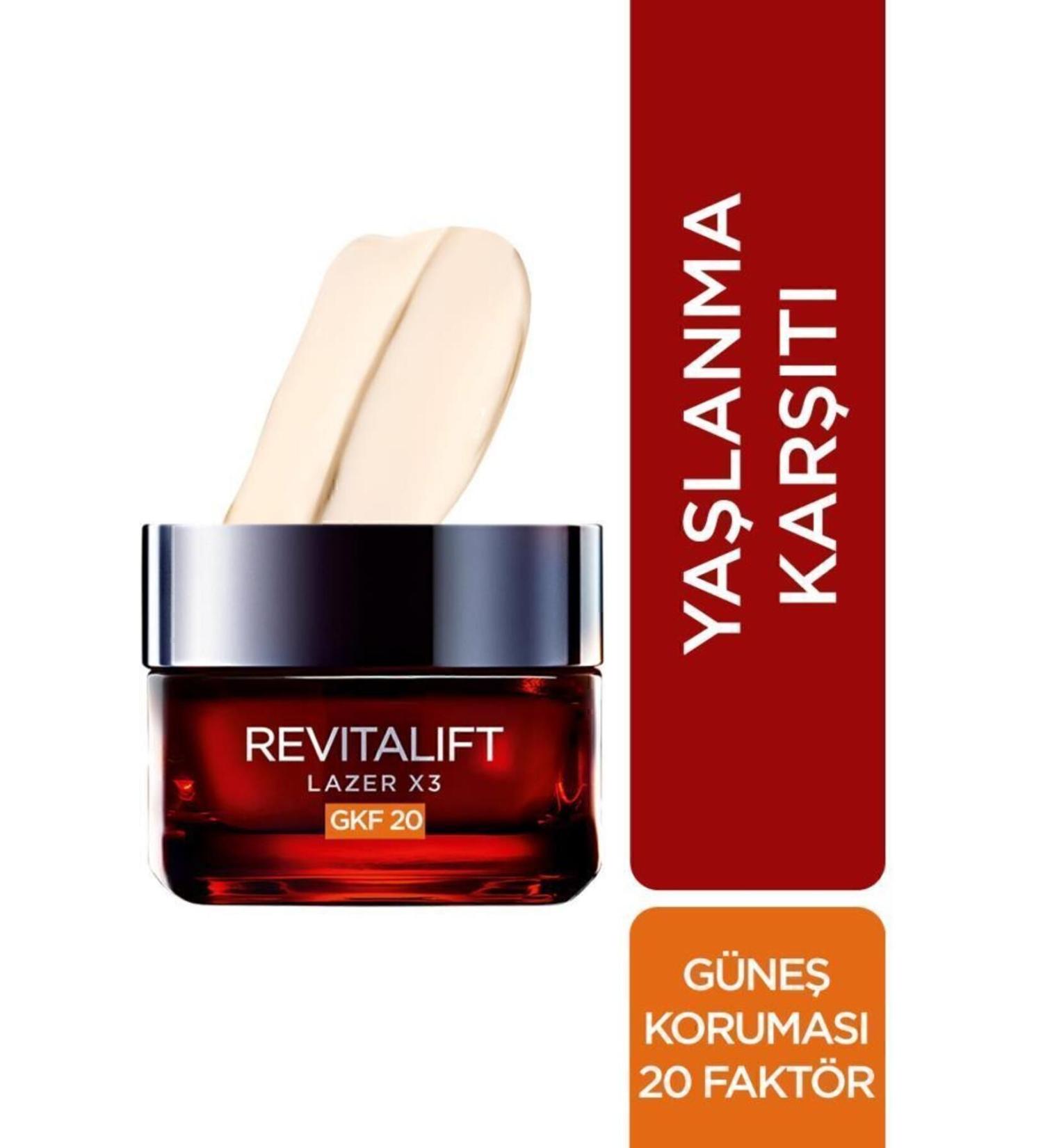 L'Oreal Paris Revitalift Laser X3 Anti-Spot and Wrinkle Care GKF25 SPF25 - Buy Online on GoSupps.com