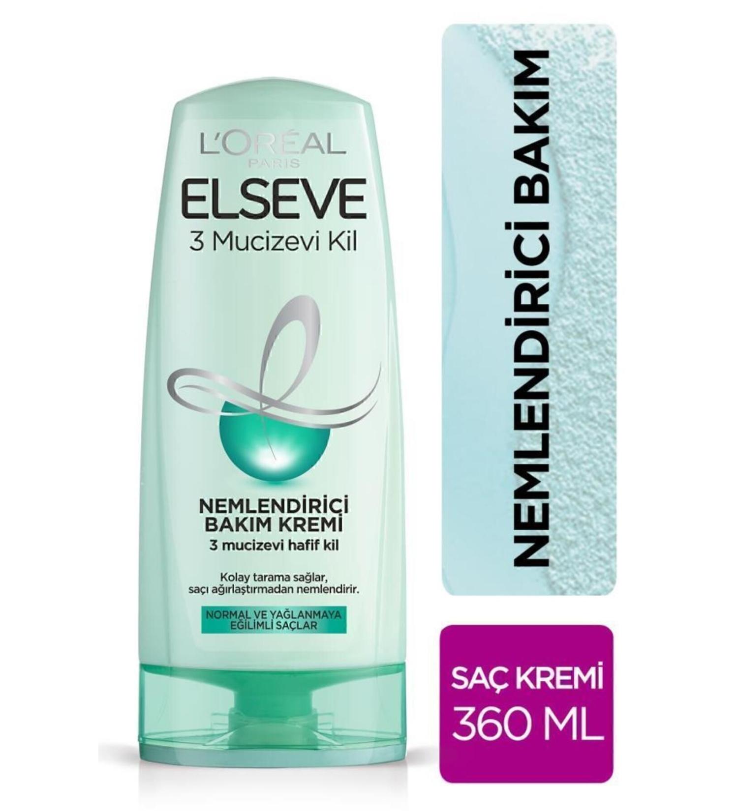 Elseve L'or al Paris 3 Miracle Clay Weightless Care Cream 360 ml - Buy Online on GoSupps.com