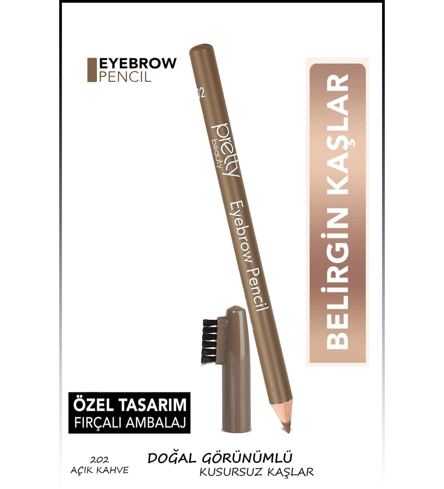 Pretty Beauty Light Brown Eyebrow Pencil - Buy Online on GoSupps.com