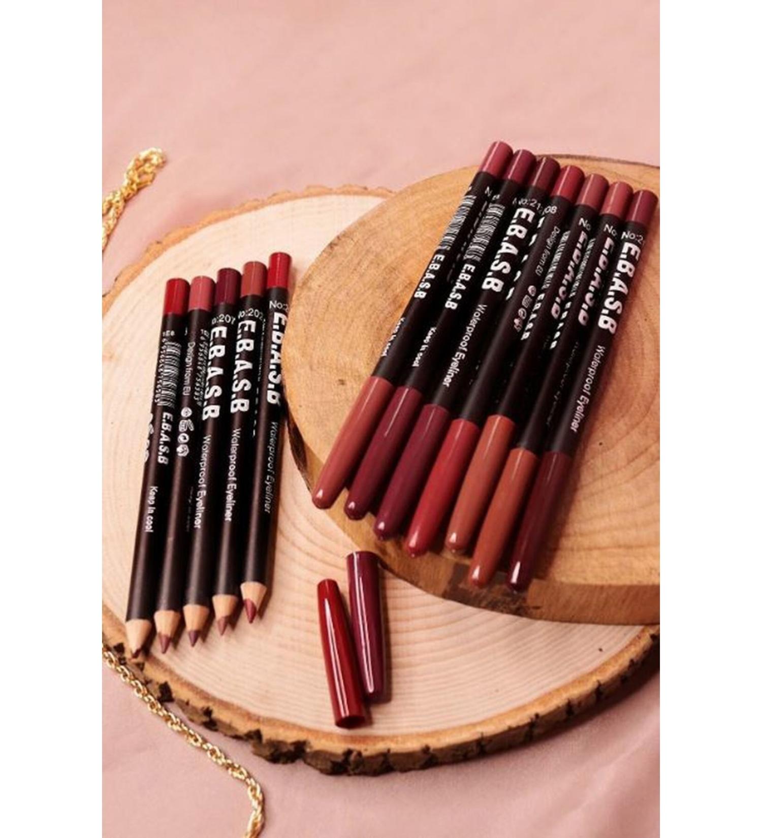 SHILOX 12-Pack Colored Oil Lip Pencil - Buy Online on GoSupps.com
