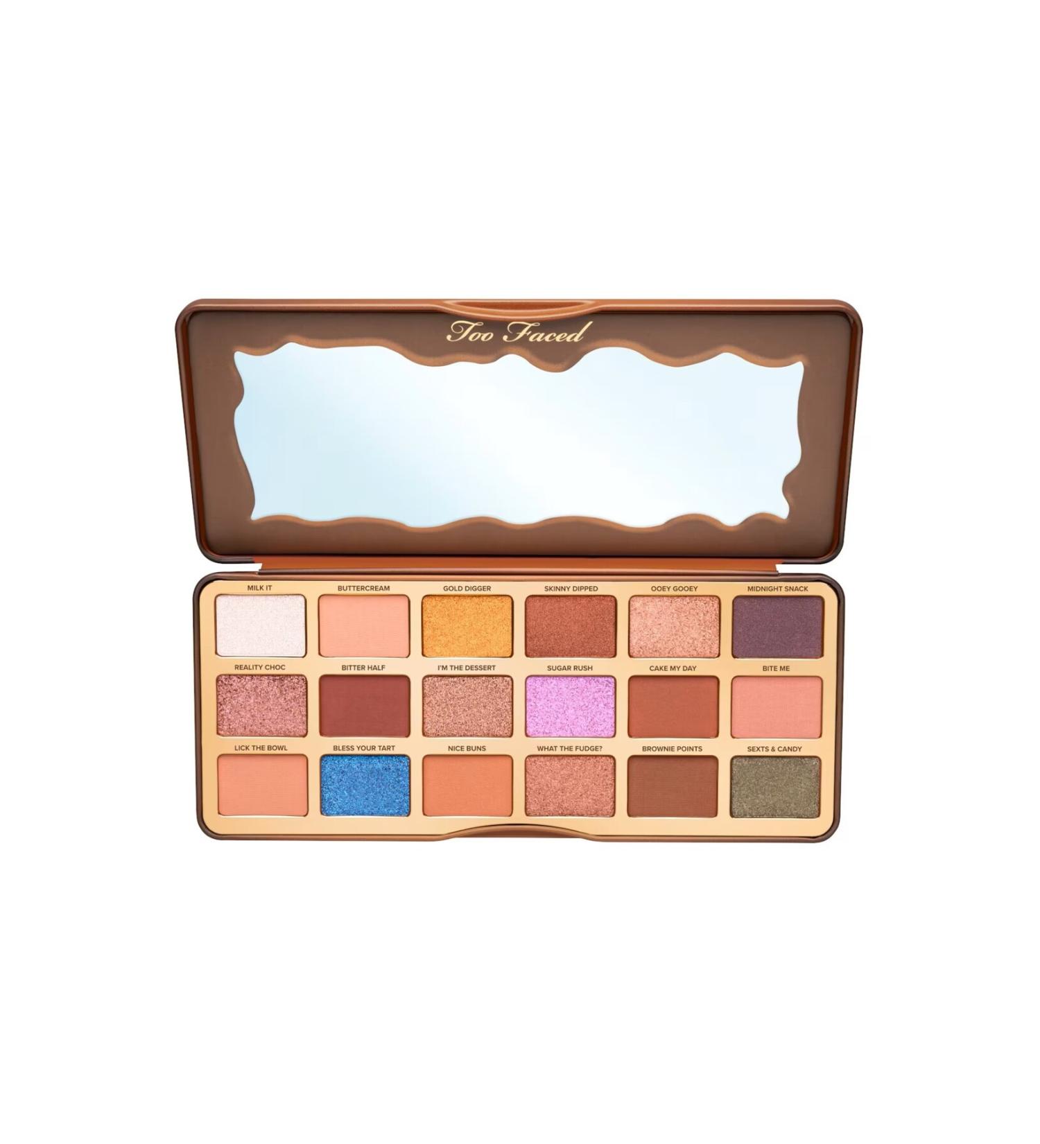 Too Faced Better Than Chocolate-Ultra Intense Pigment Matte & Shimmer & Metallic Finish 18-Purple Eyeshadow Palette 19.8G - Buy Online on GoSupps.com