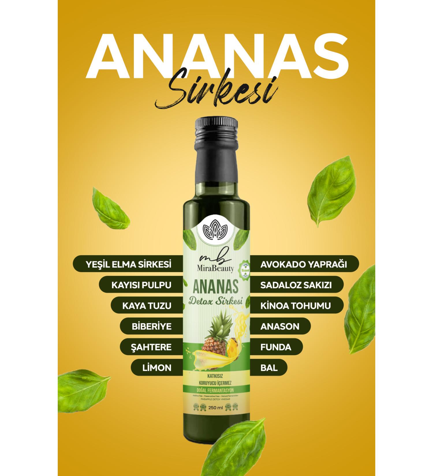 Mira Beauty Detox Vinegar Helps to Eliminate Edema and Lose Weight Natural Method Detox Vinegar - Buy Online on GoSupps.com