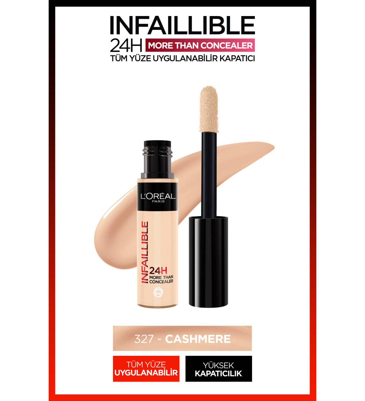 L'Oreal Paris Infaillible All-Around Concealer 327 Cashmere Concealer - Buy Online on GoSupps.com