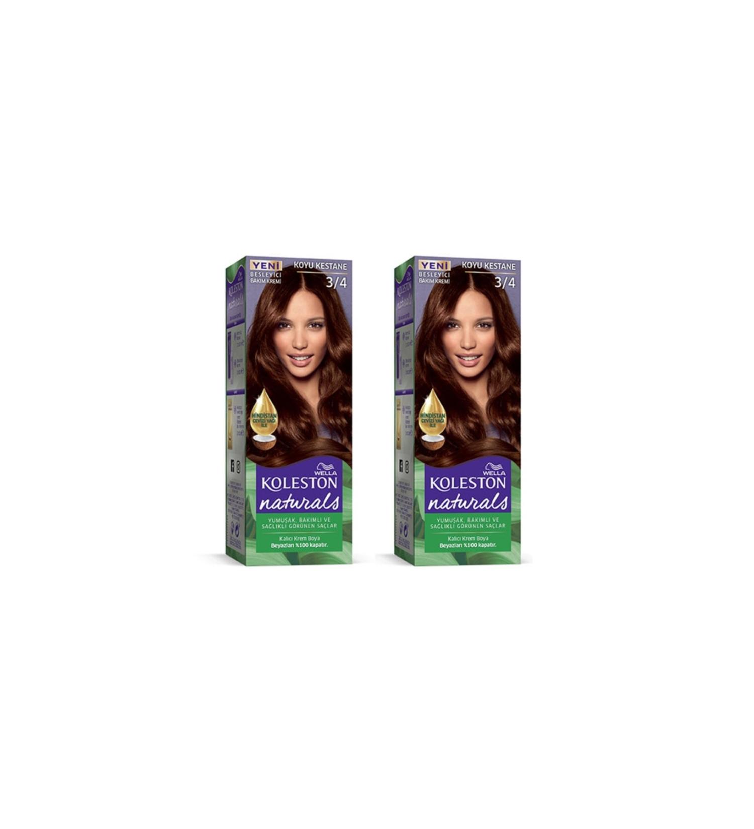 Skygo Naturals Hair Dye Dark Chestnut 3/4 2x Pack