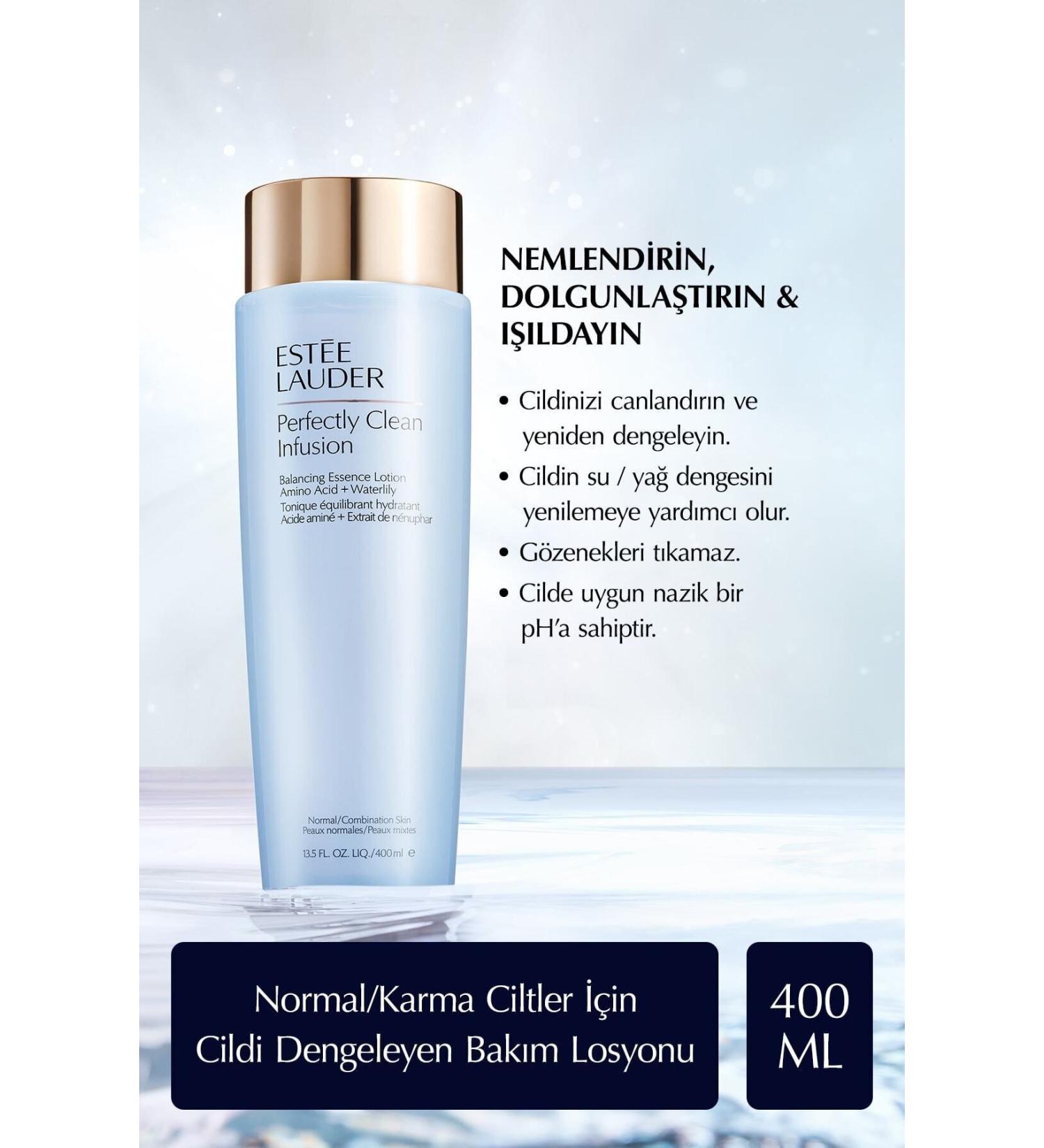 Estee Lauder Perfectly Clean Infusion Skin Balancing Revitalizing Care Lotion 400 ml Passi.887 - Buy Online on GoSupps.com