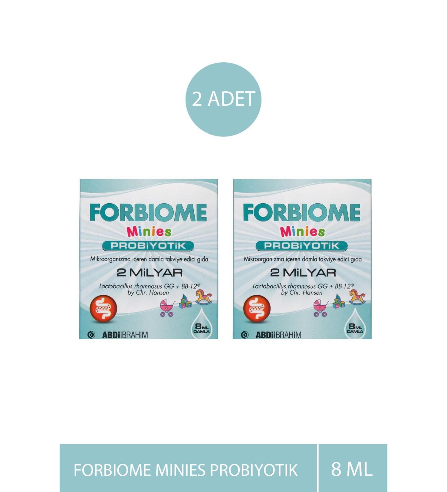 Forbiome Minies Probiotic Drops 8 ml 2 Pieces