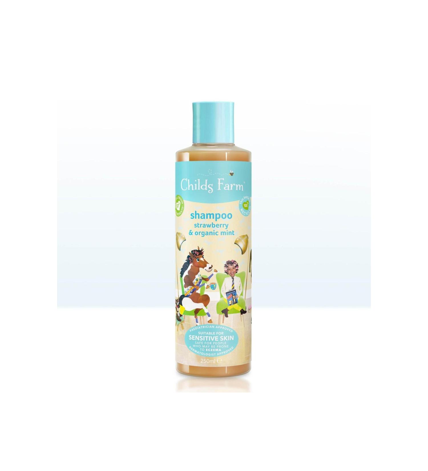 Childs Farm Strawberry and Organic Mint Children's Shampoo 250ml - Buy Online on GoSupps.com