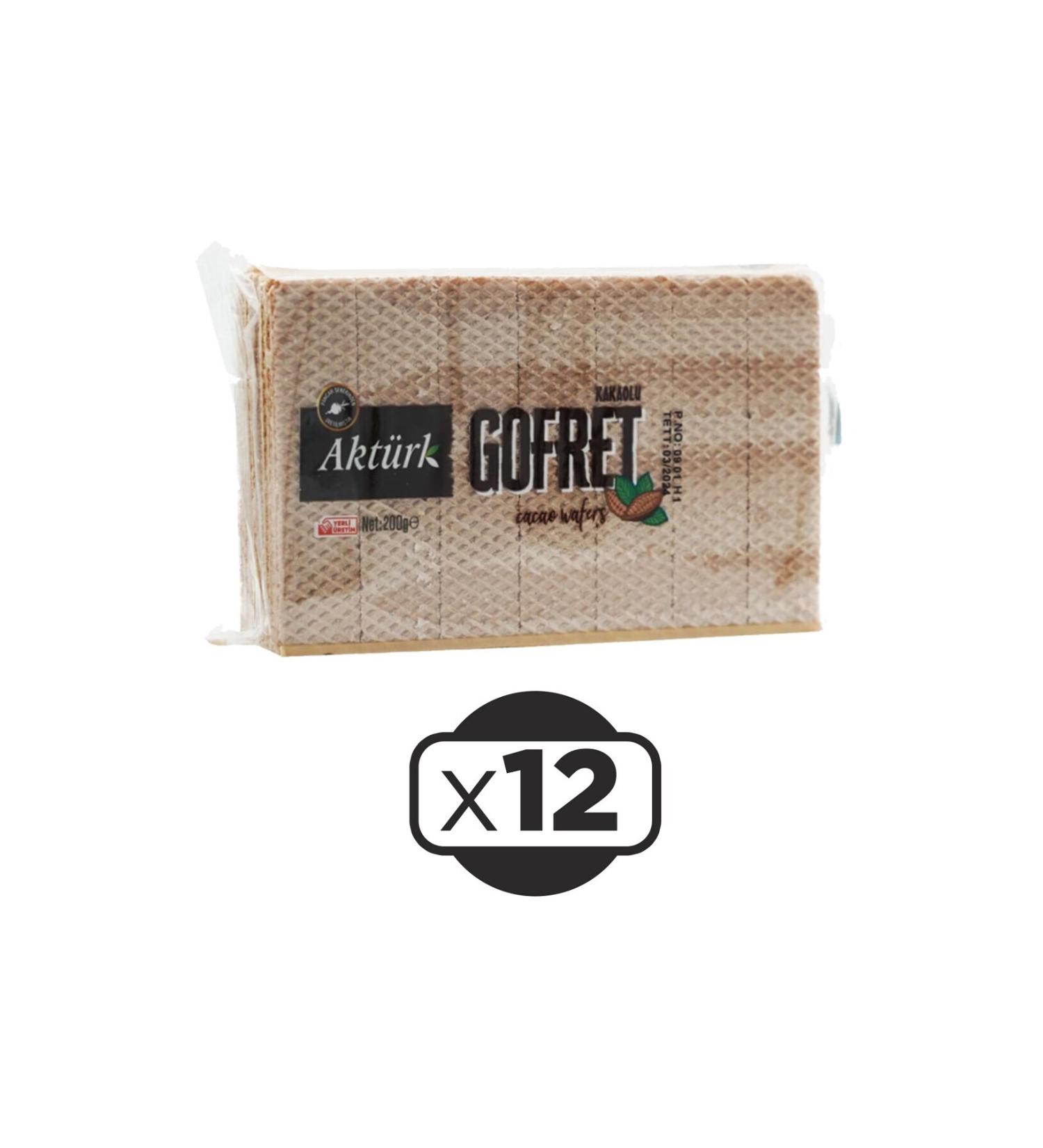Akt rk Wafer Cocoa 200 gr 12 pieces
