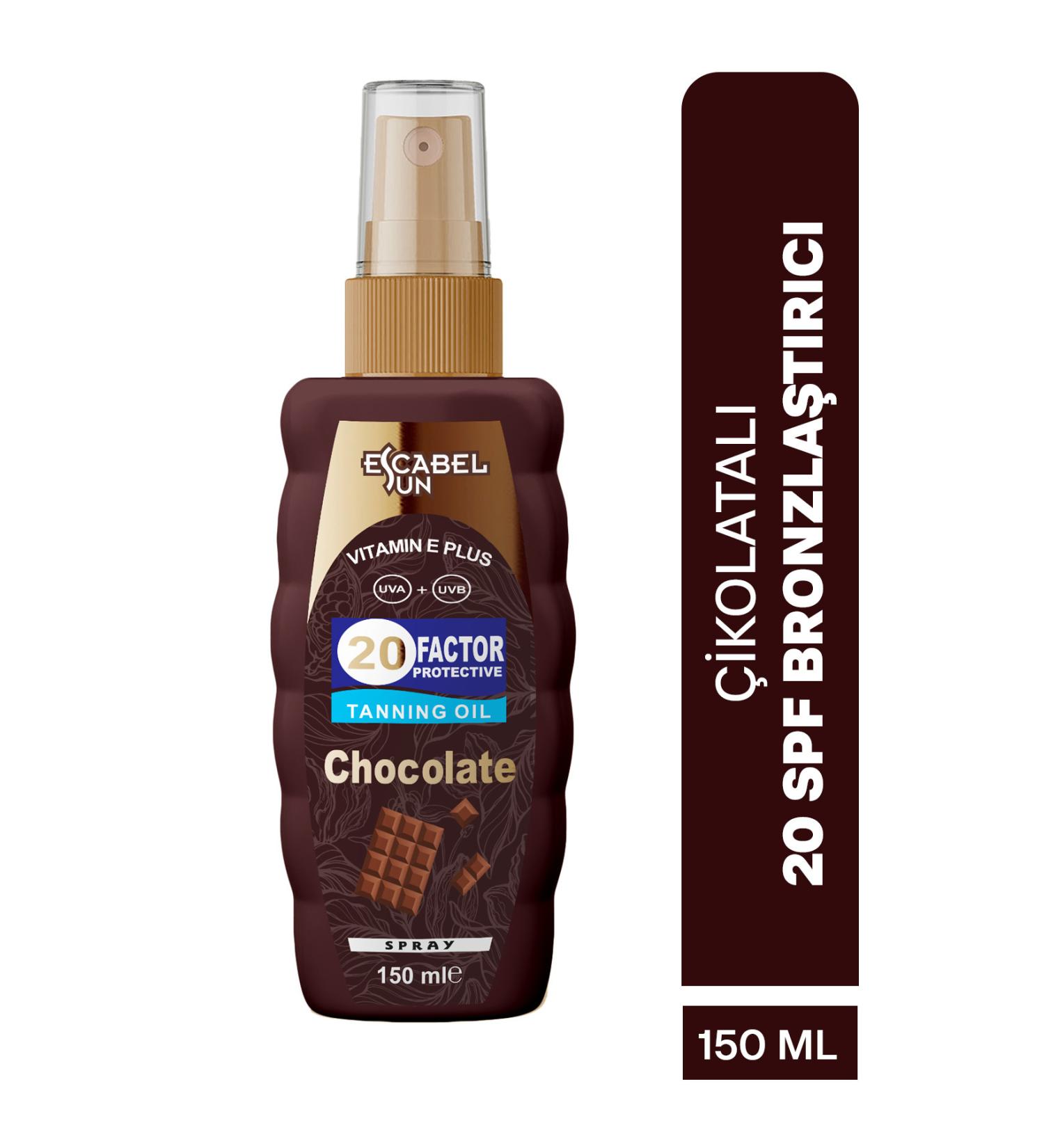 Escabel Chocolate Bronzer 20 Spf 150 ml Oil